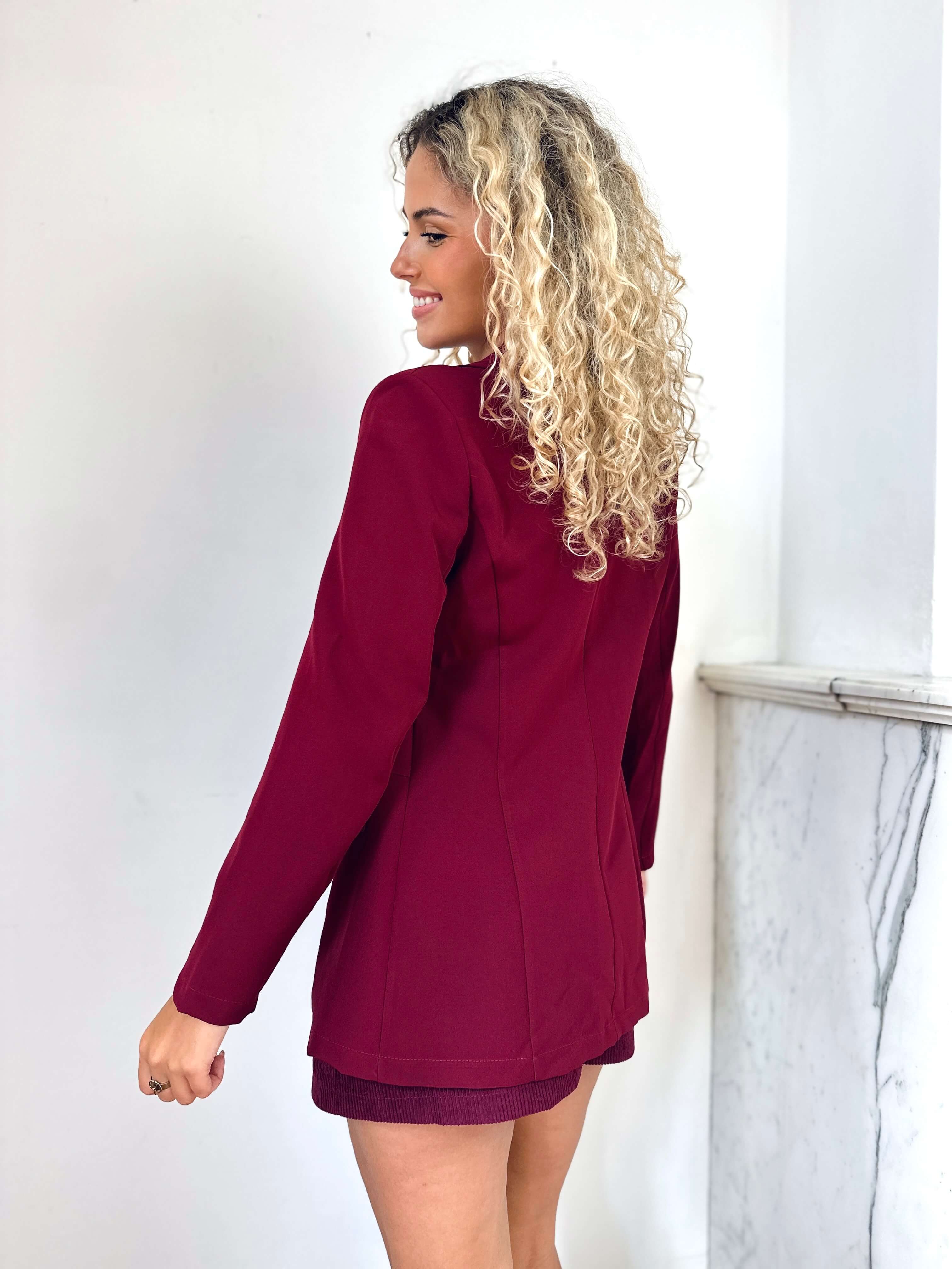 Blazer bordeaux - CAM - Image 3