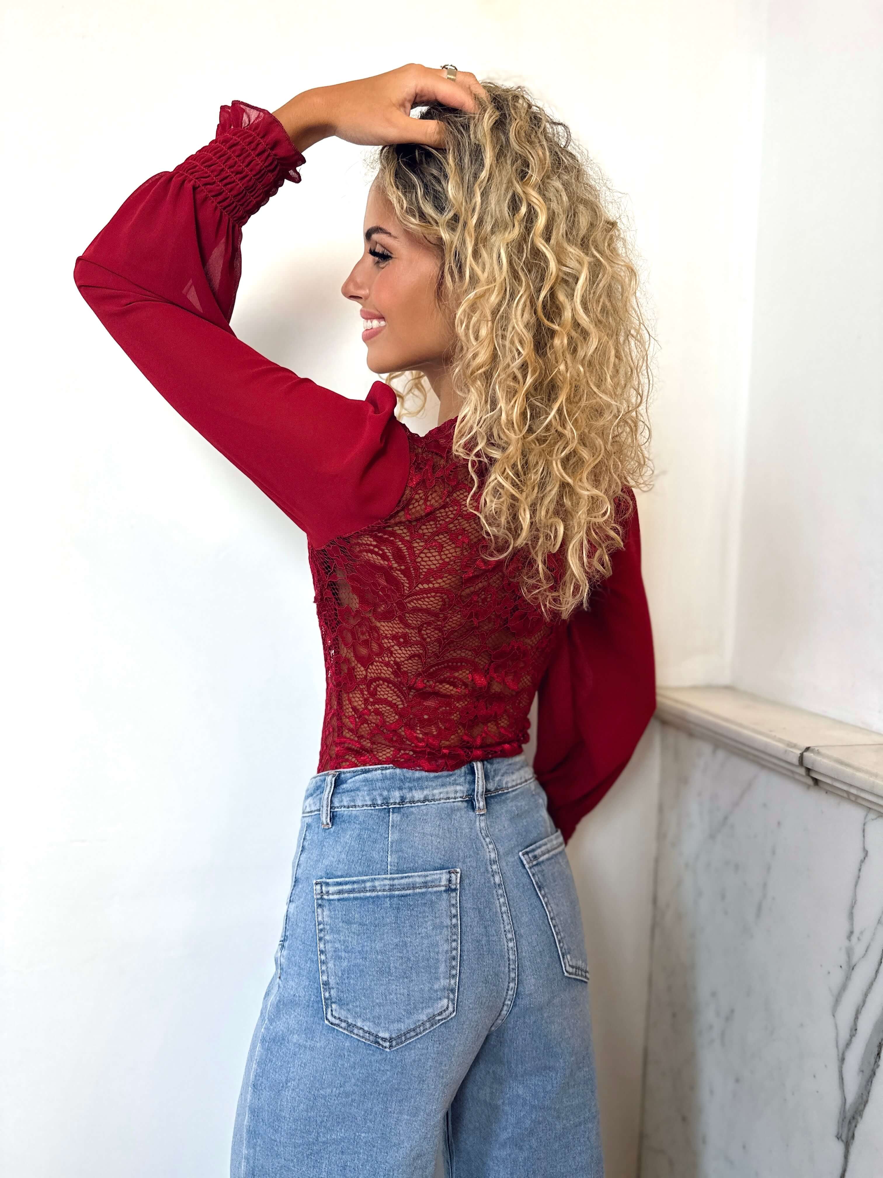 Body bordeaux - JULIETTE - Image 2