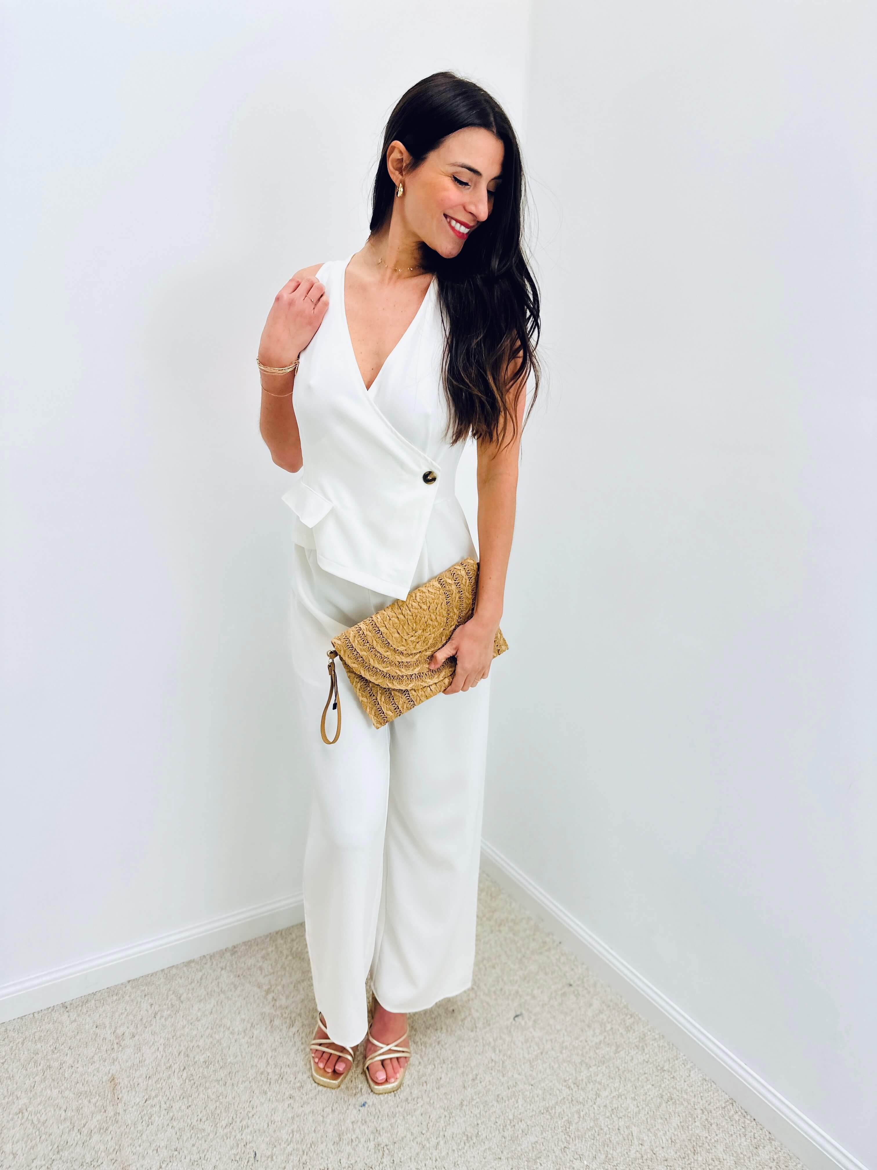 Combinaison blanc - AURELIE - Image 2