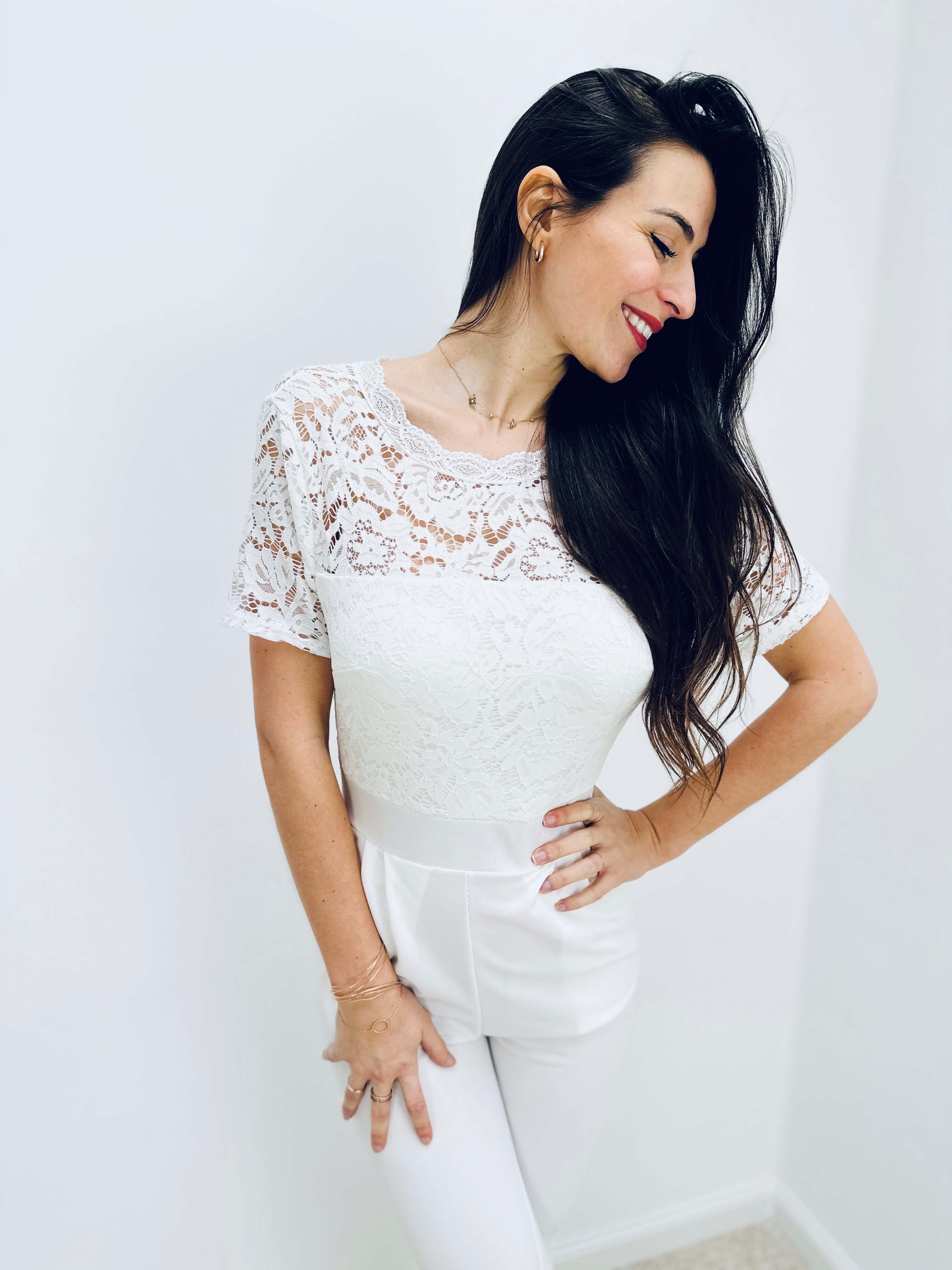 Combinaison blanche - IRINA NEW - Image 4