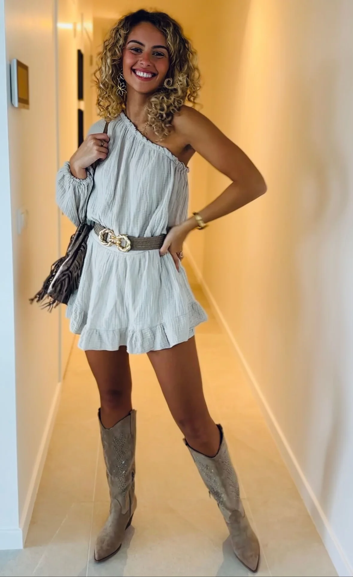 Combishort beige - AMELIE - Image 3