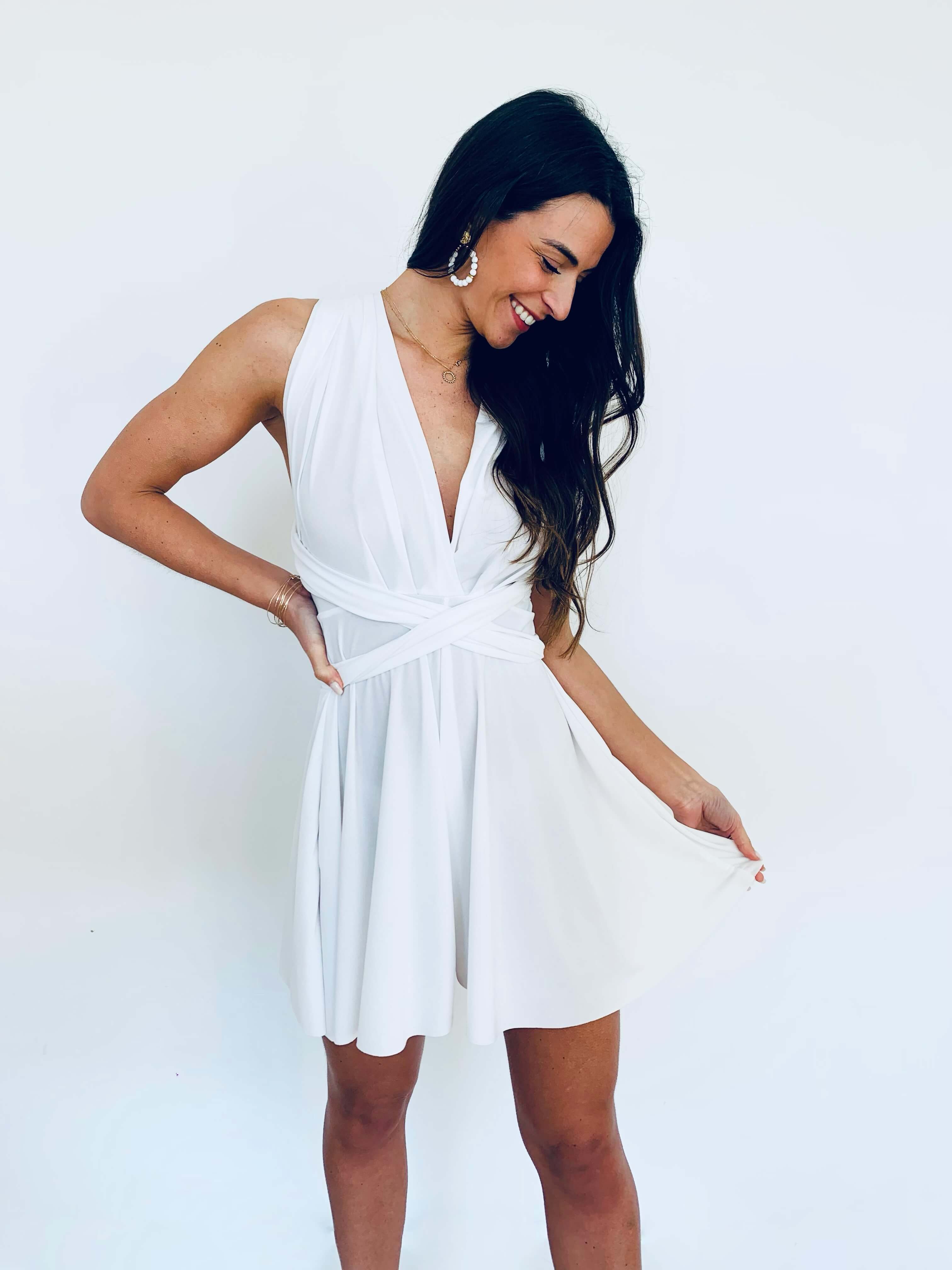 Combishort blanche - JULIETTE