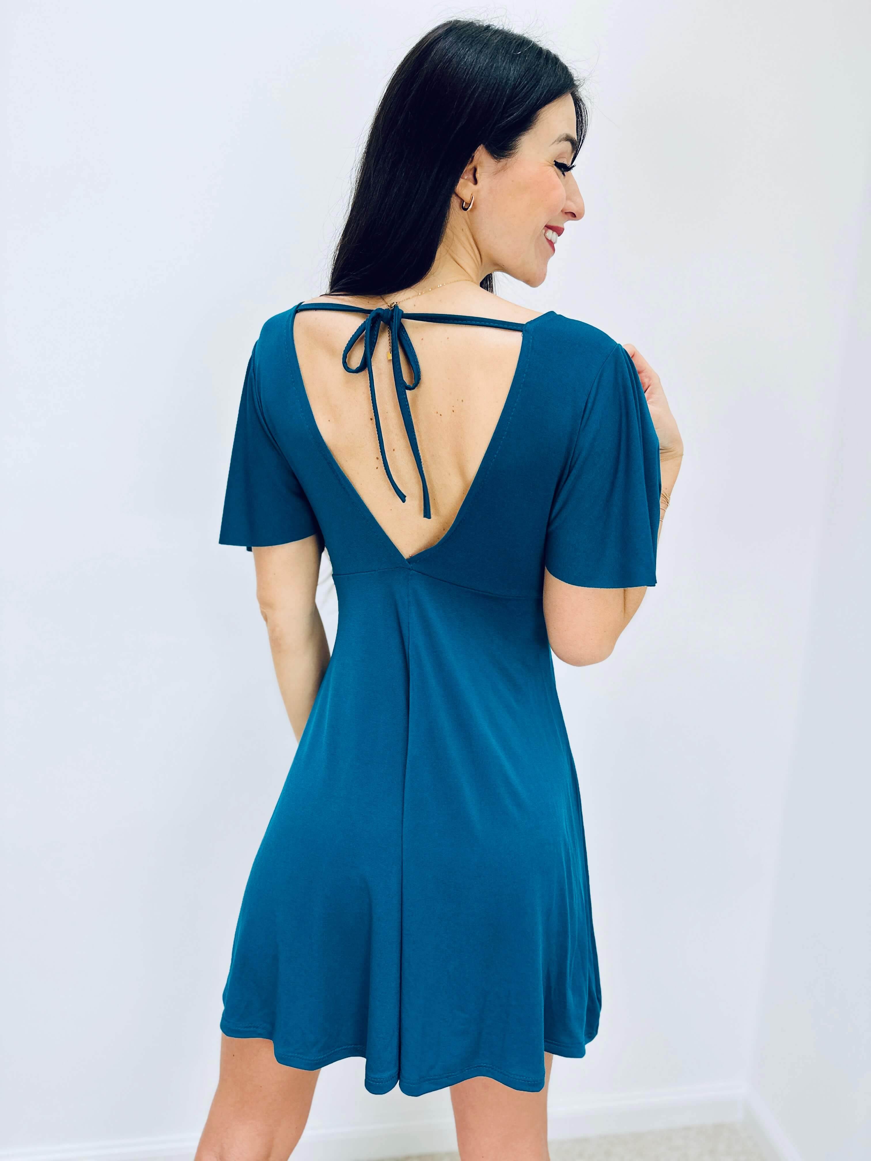 Combishort bleu canard - MEGANE - Image 3