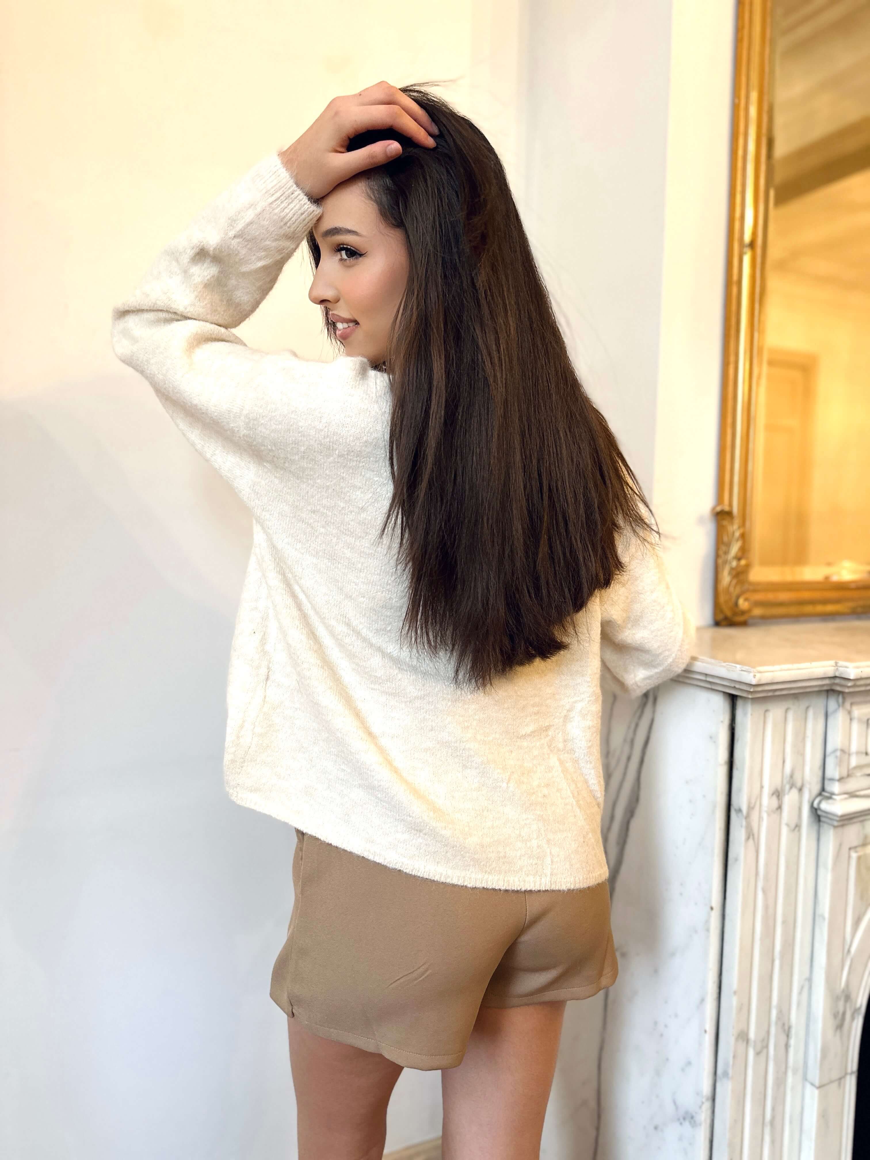 Gilet blanc - LOVELY - Image 4