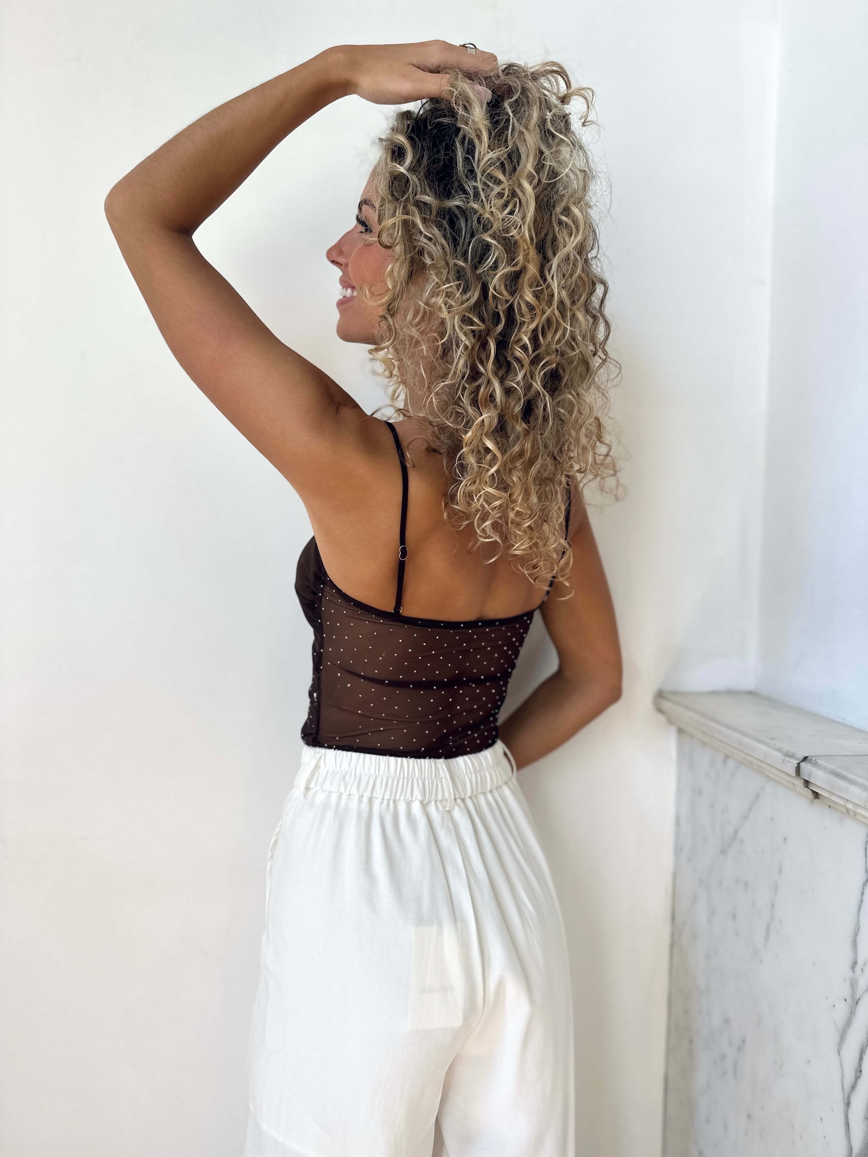 Pantalon blanc - GEORGOA - Image 3