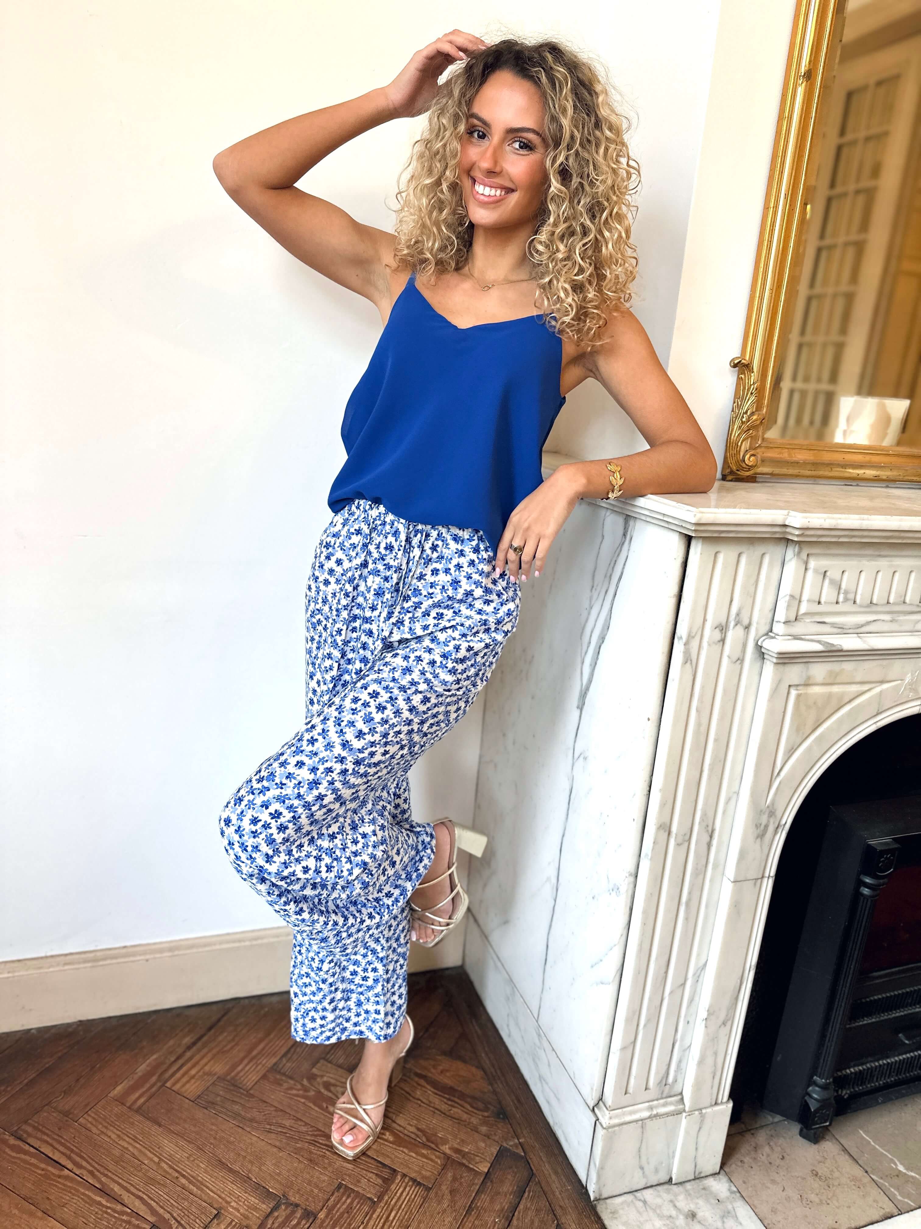 Pantalon bleu - ZOE - Image 2