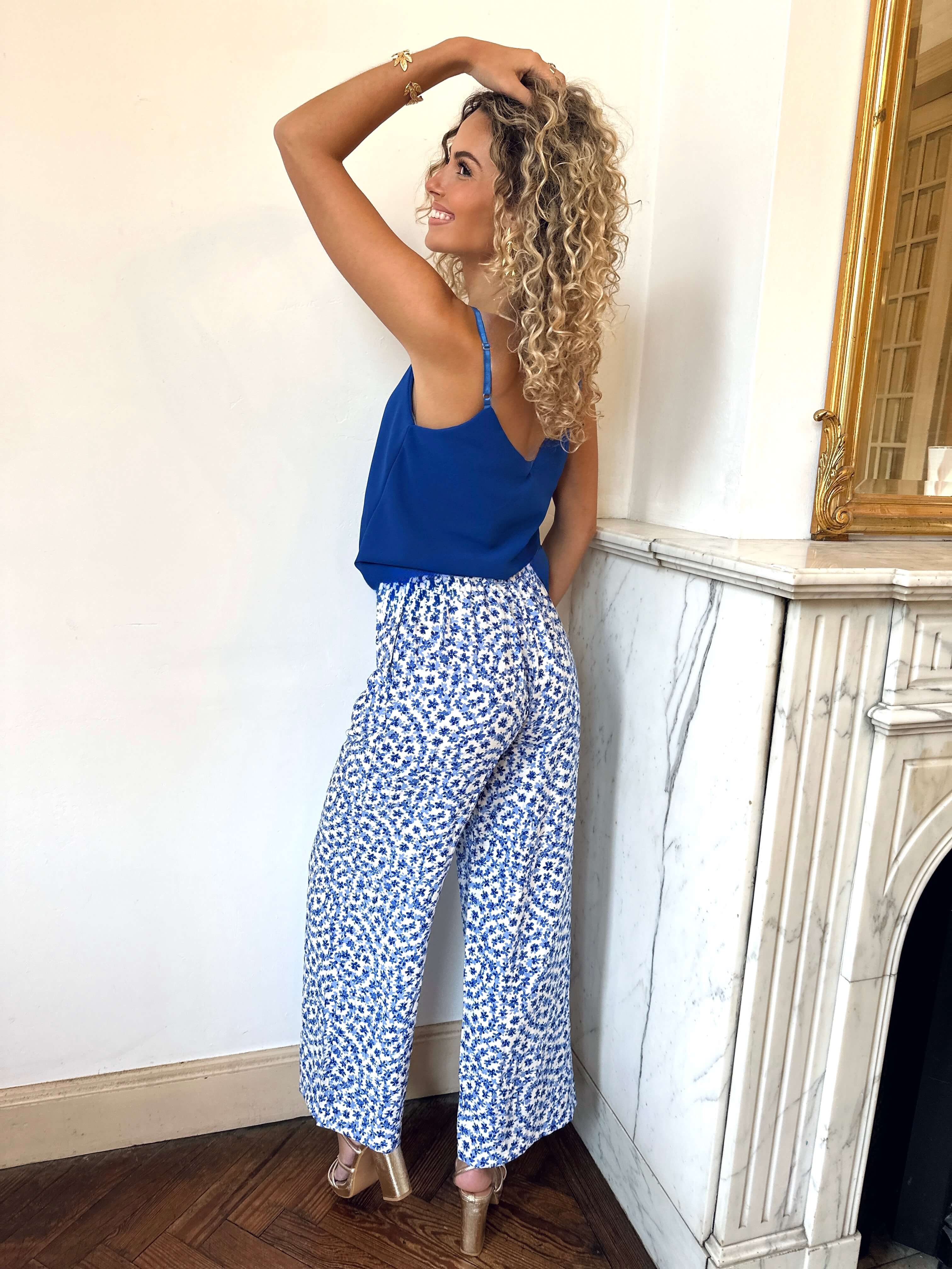 Pantalon bleu - ZOE - Image 3
