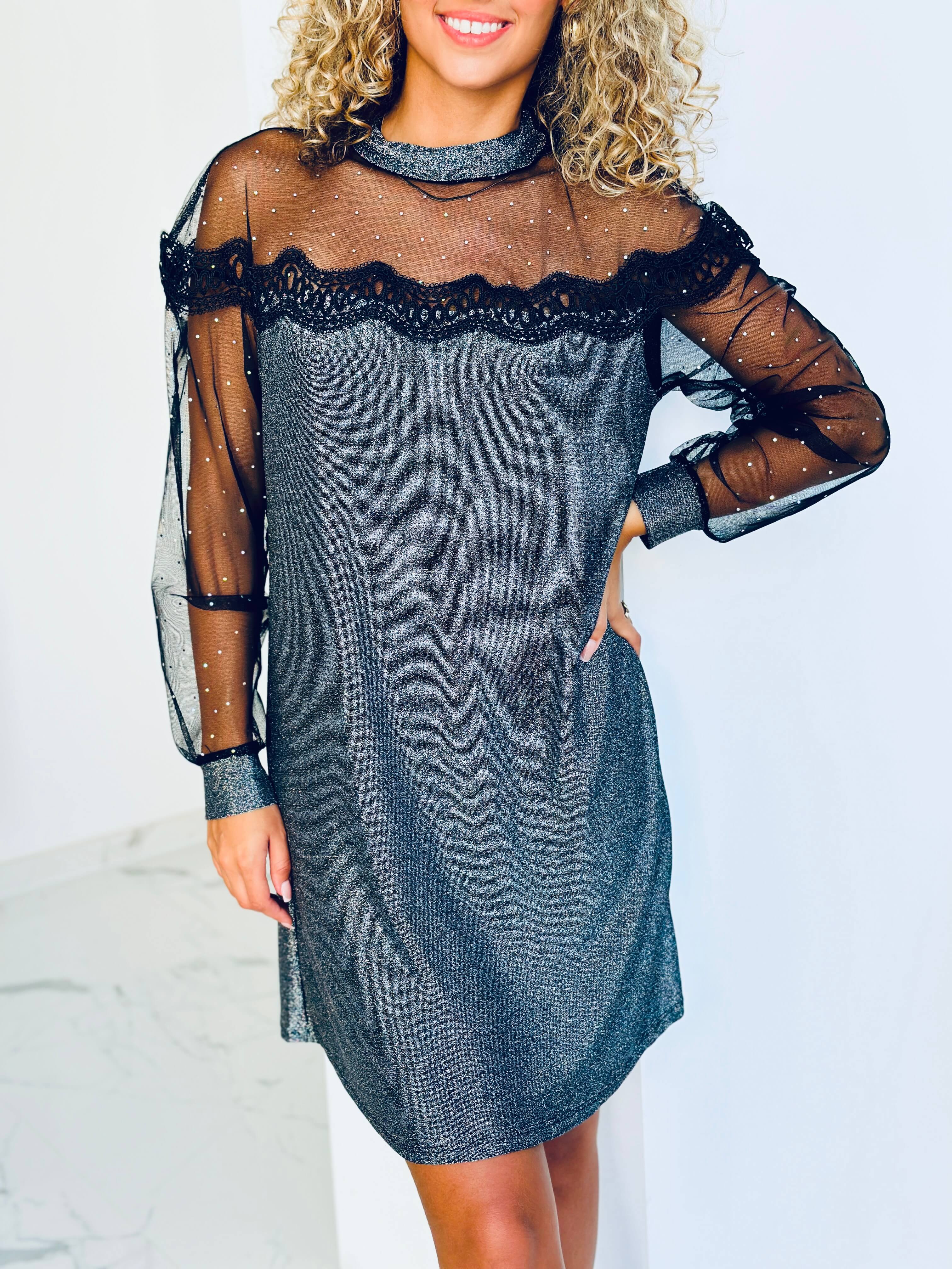 Robe argenté - MALIKA - Image 2