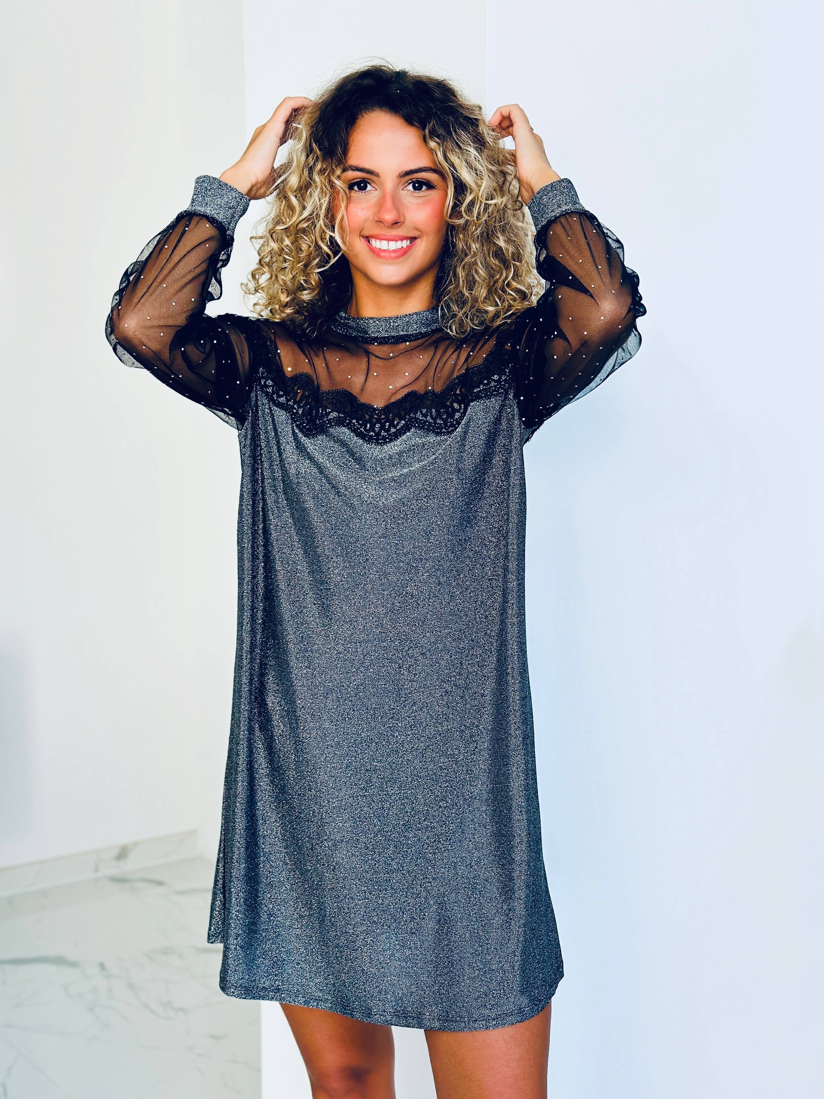 Robe argenté - MALIKA - Image 3