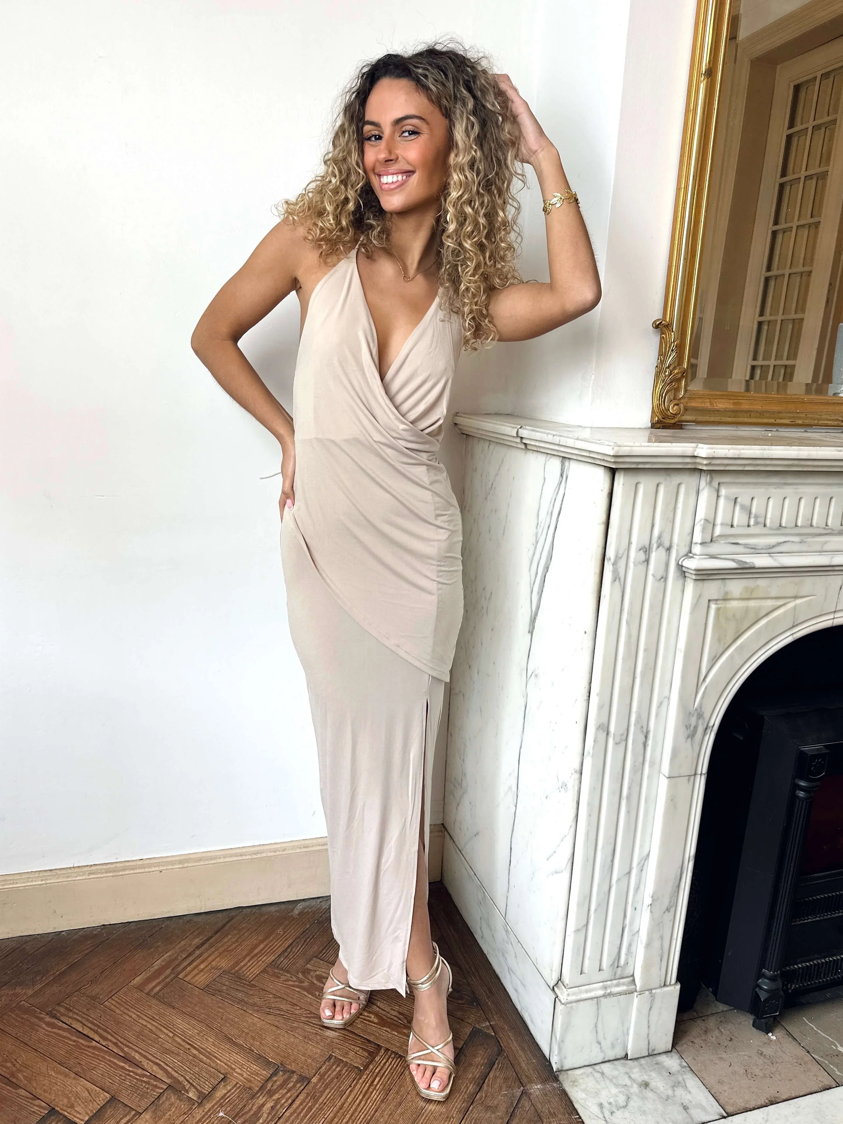 Robe beige - GUISEPPA - Image 3