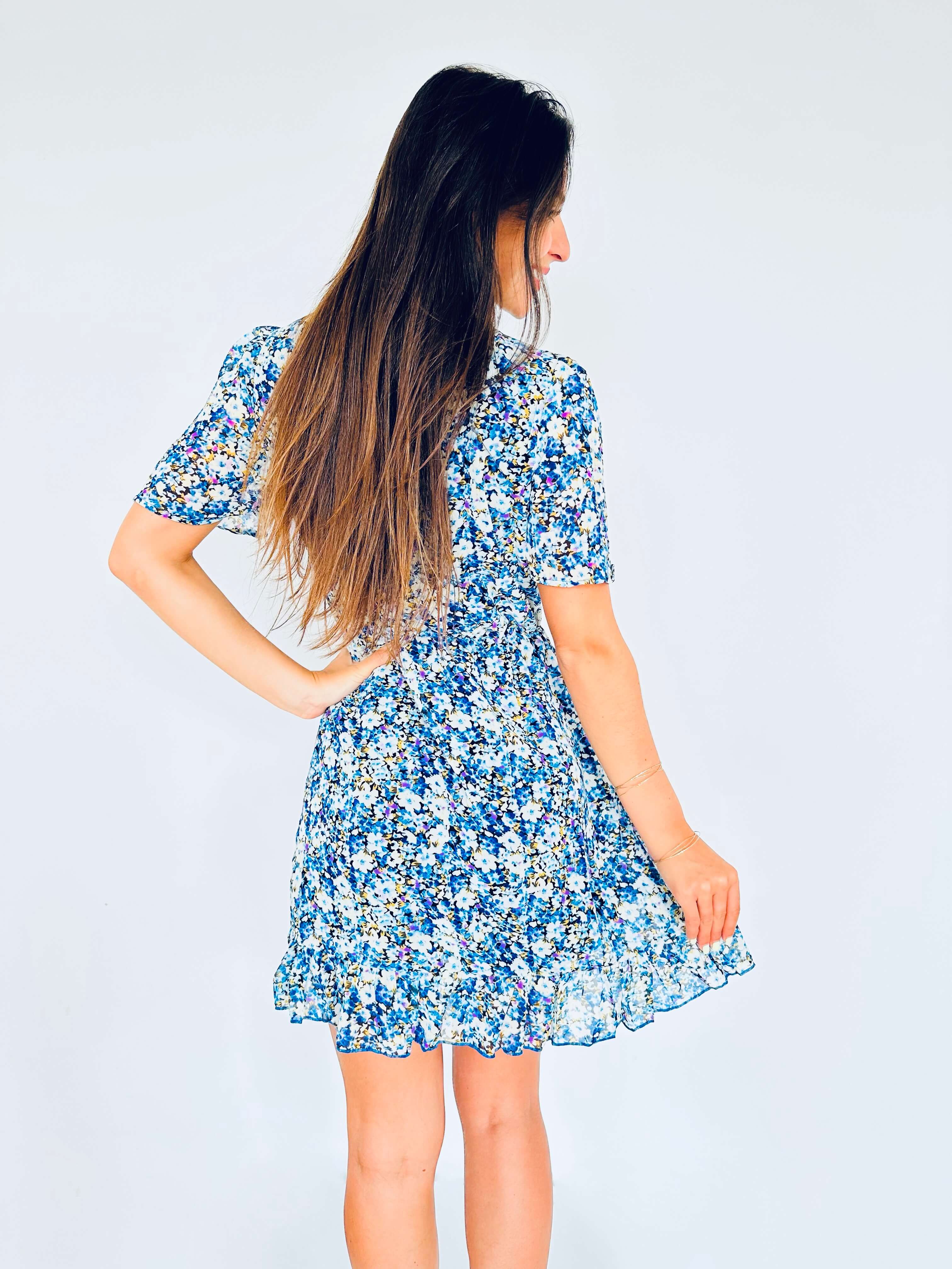 Robe bleu - CAMILLE - Image 5