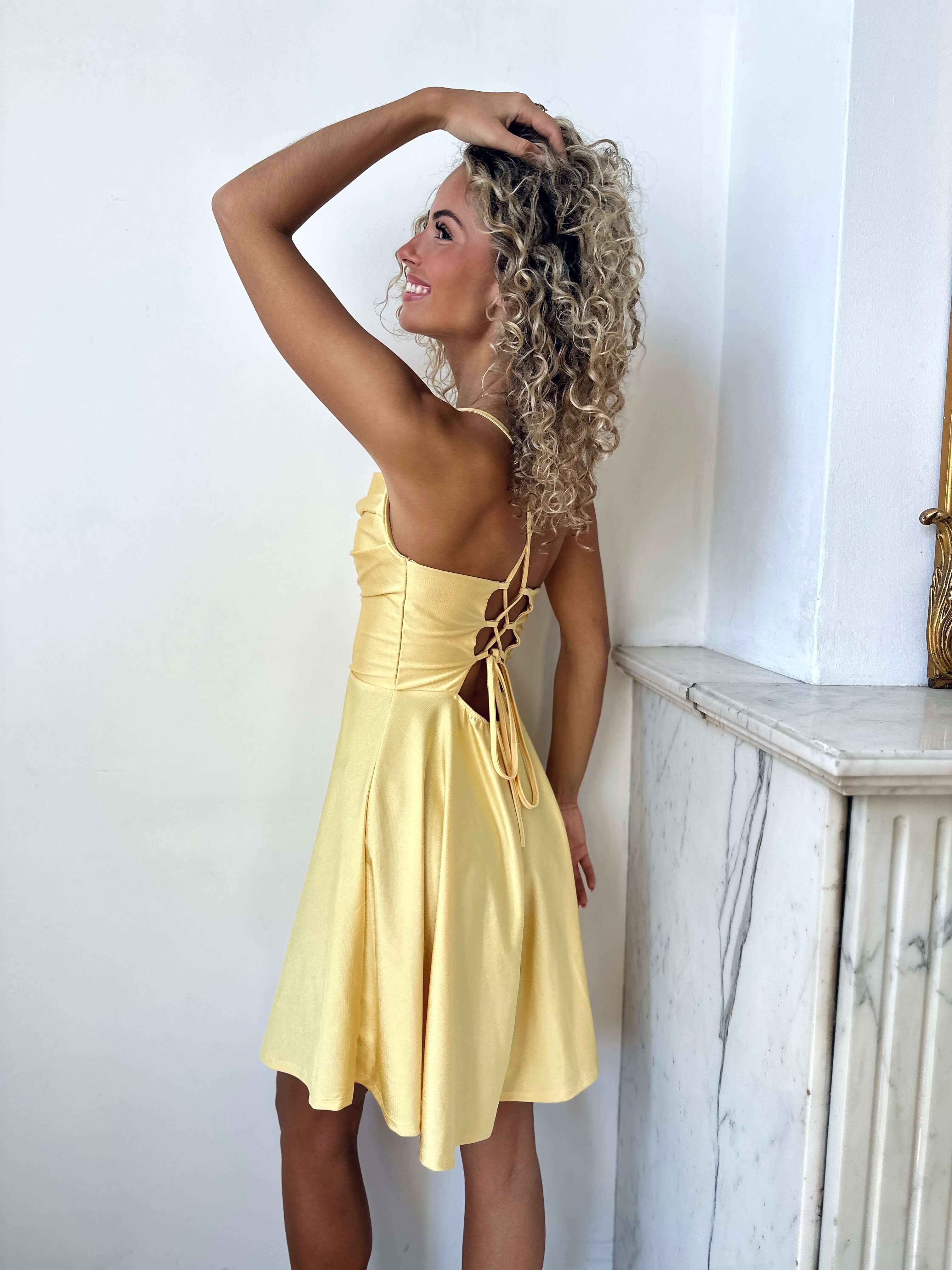 Robe jaune - ALICE - Image 2