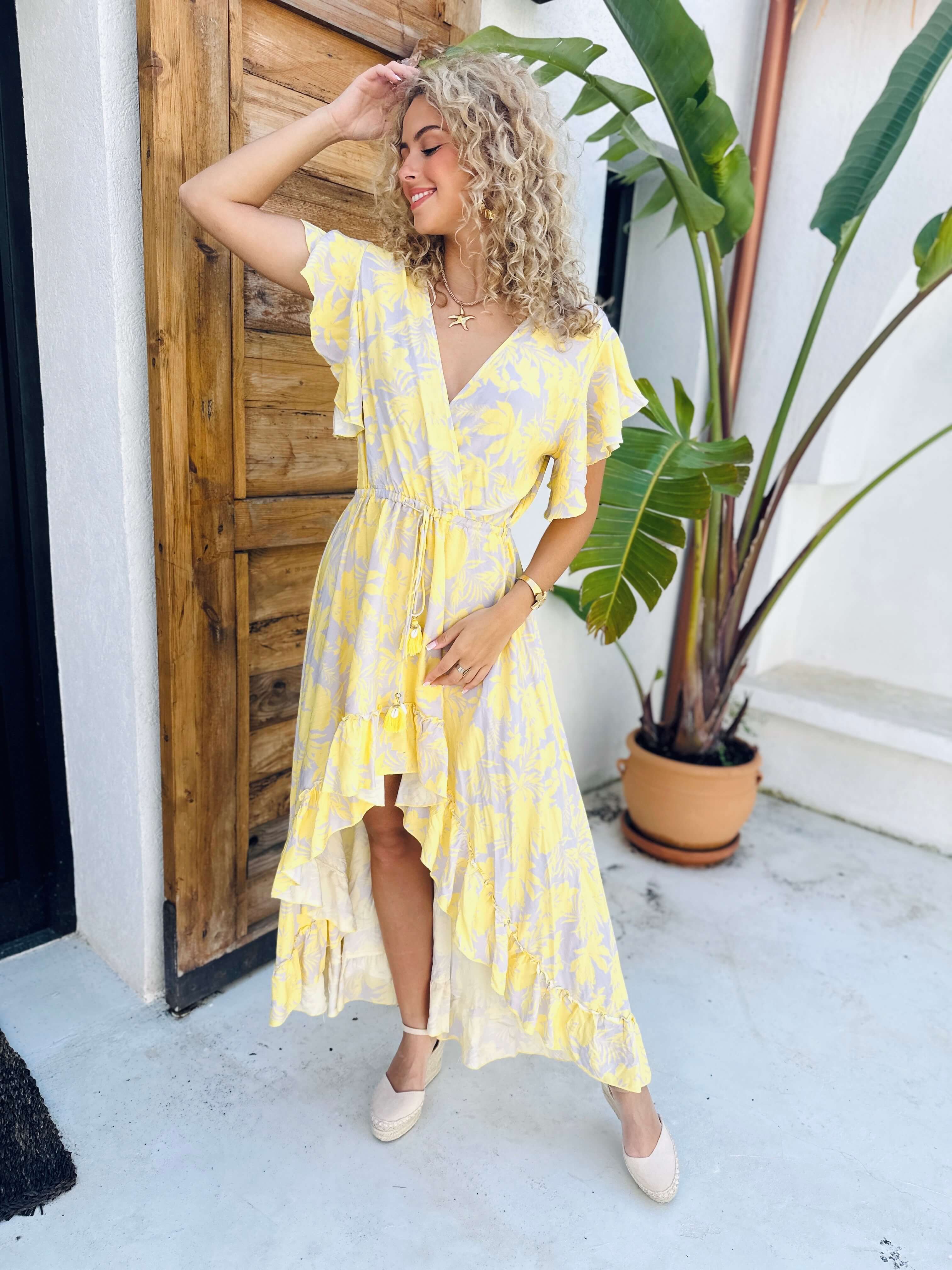 Robe jaune - RIVIERA - Image 3