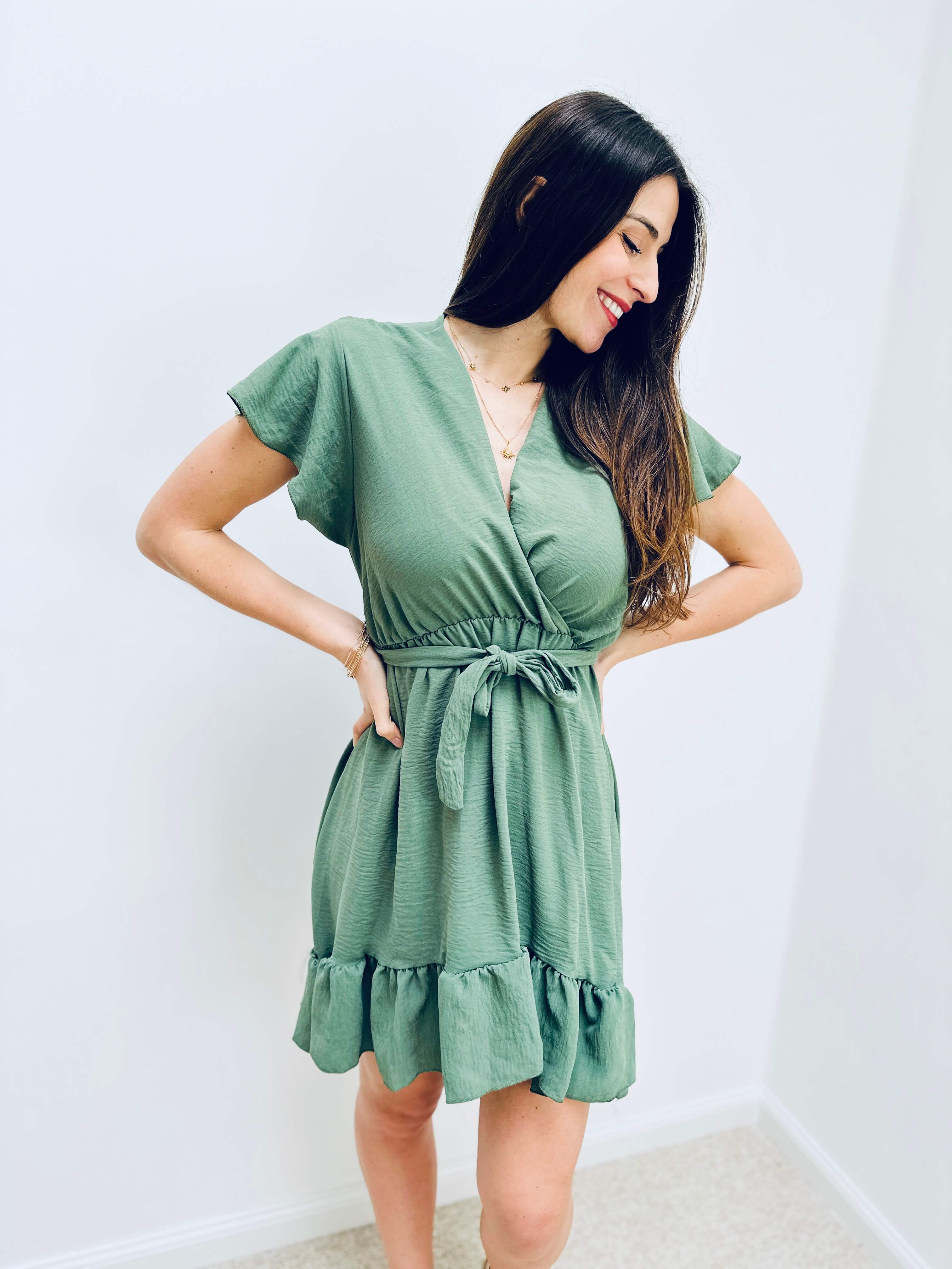 Robe kaki - VICTOIRE - Image 3