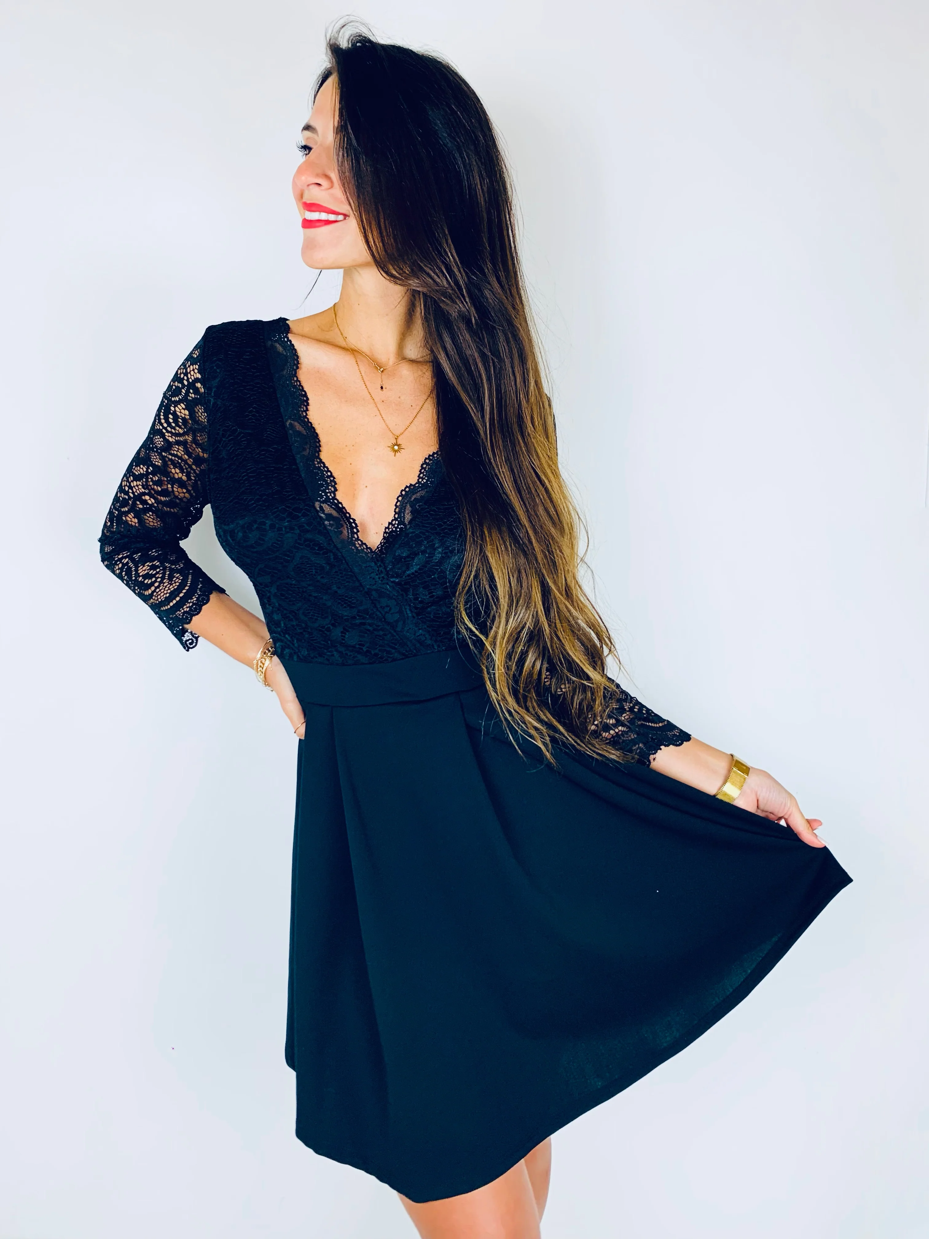 Robe noire - CLARA - Image 4