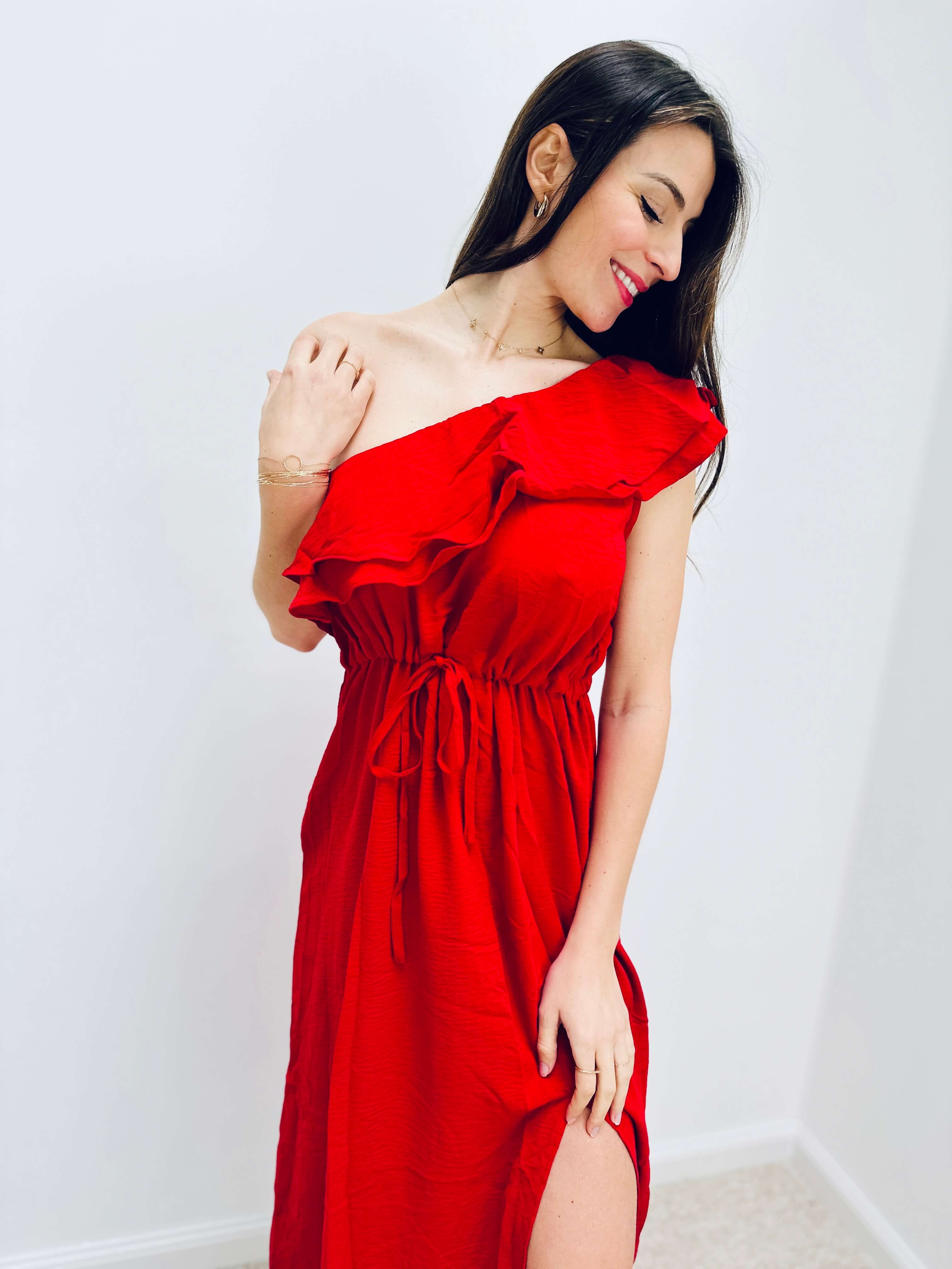 Robe rouge - ANNA - Image 2
