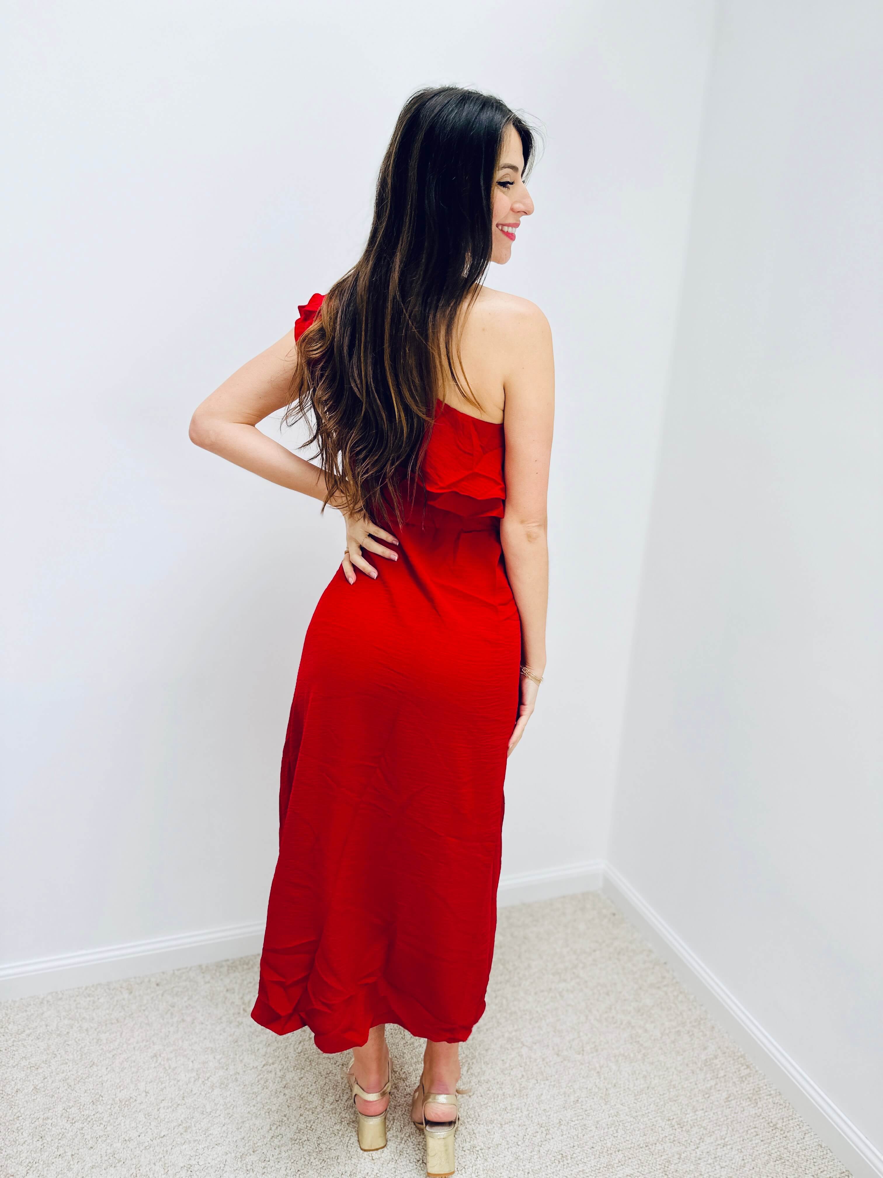 Robe rouge - ANNA - Image 4