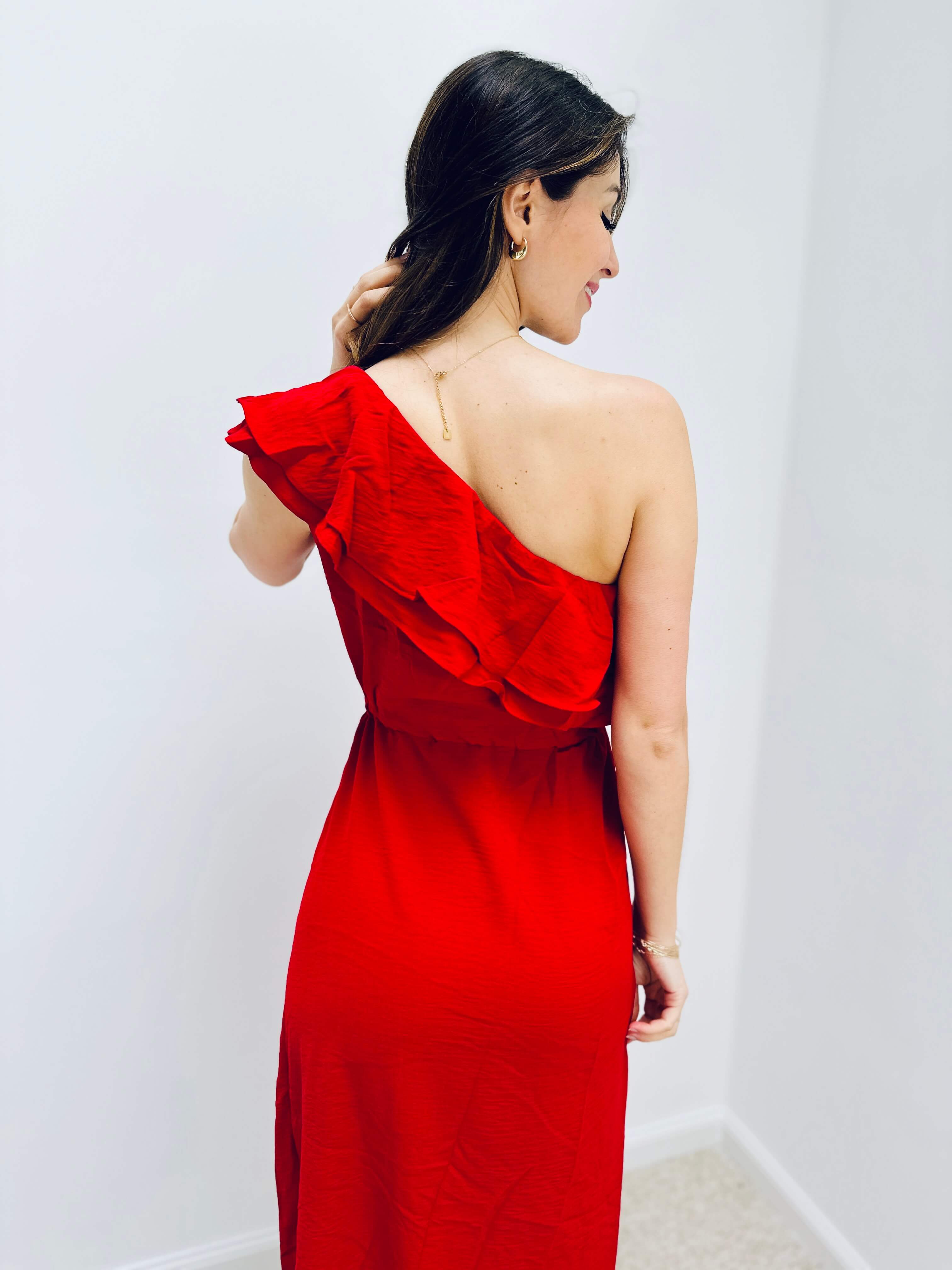 Robe rouge - ANNA - Image 5