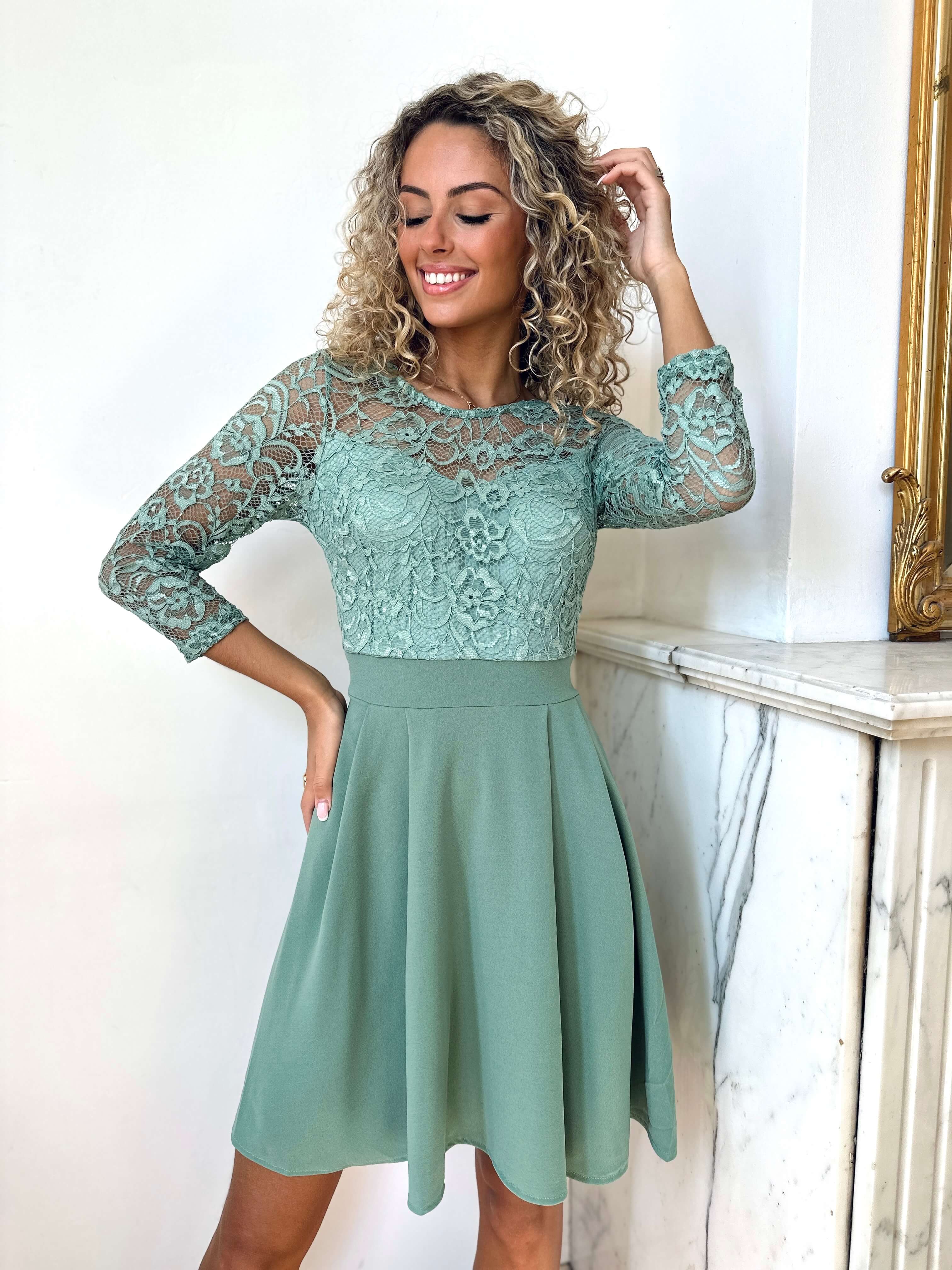 Robe vert sauge - ESTER - Image 5