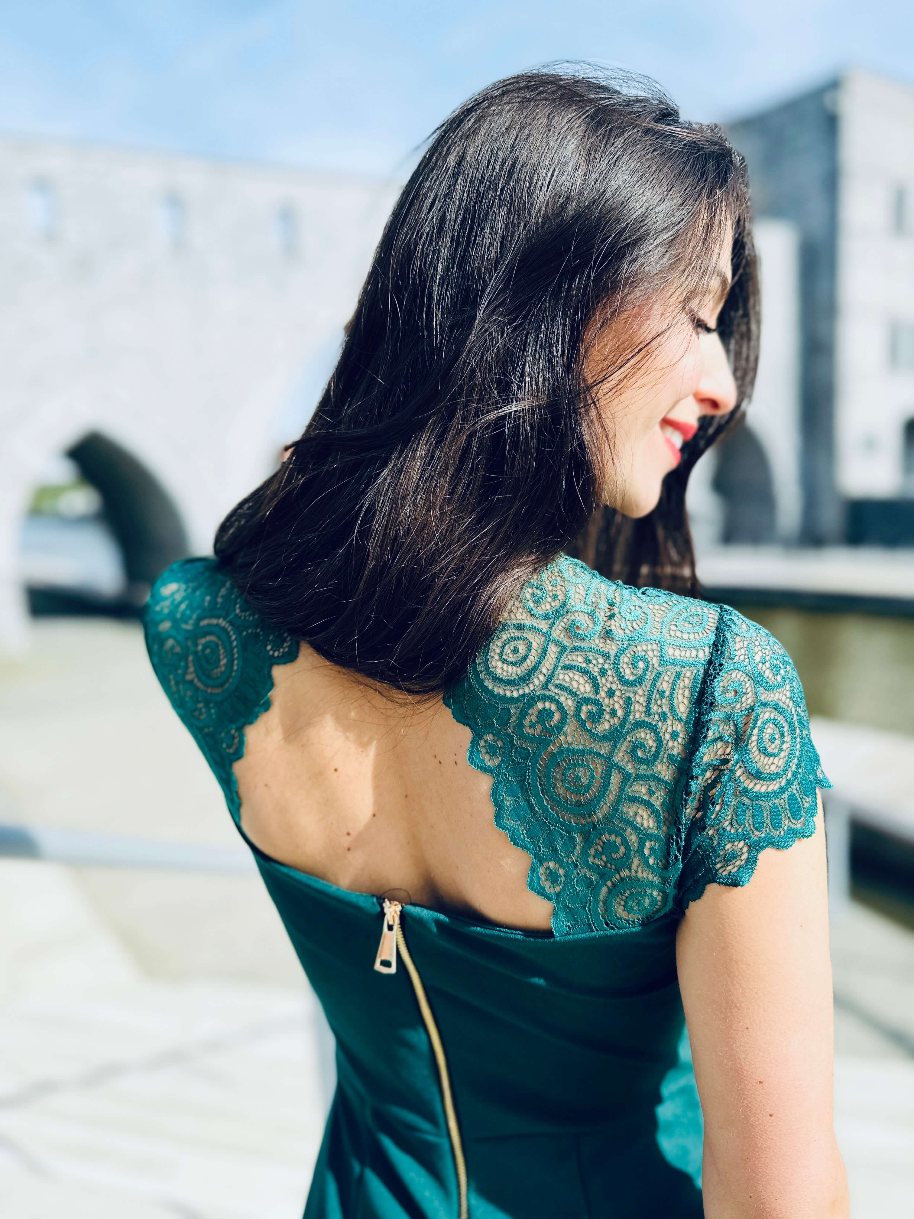 Robe verte - NORA - Image 4