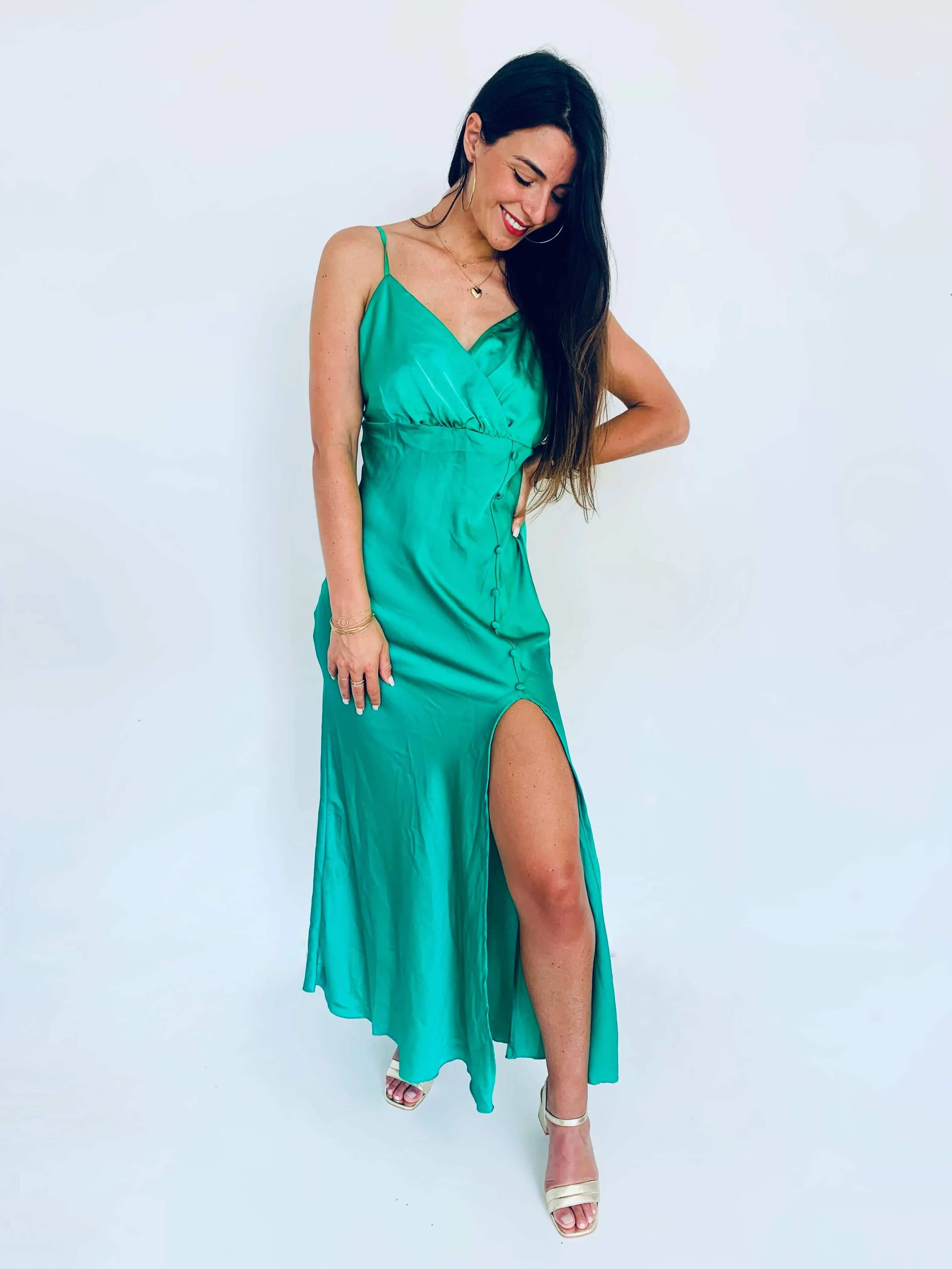 Robe verte - SYBILLE - Image 3