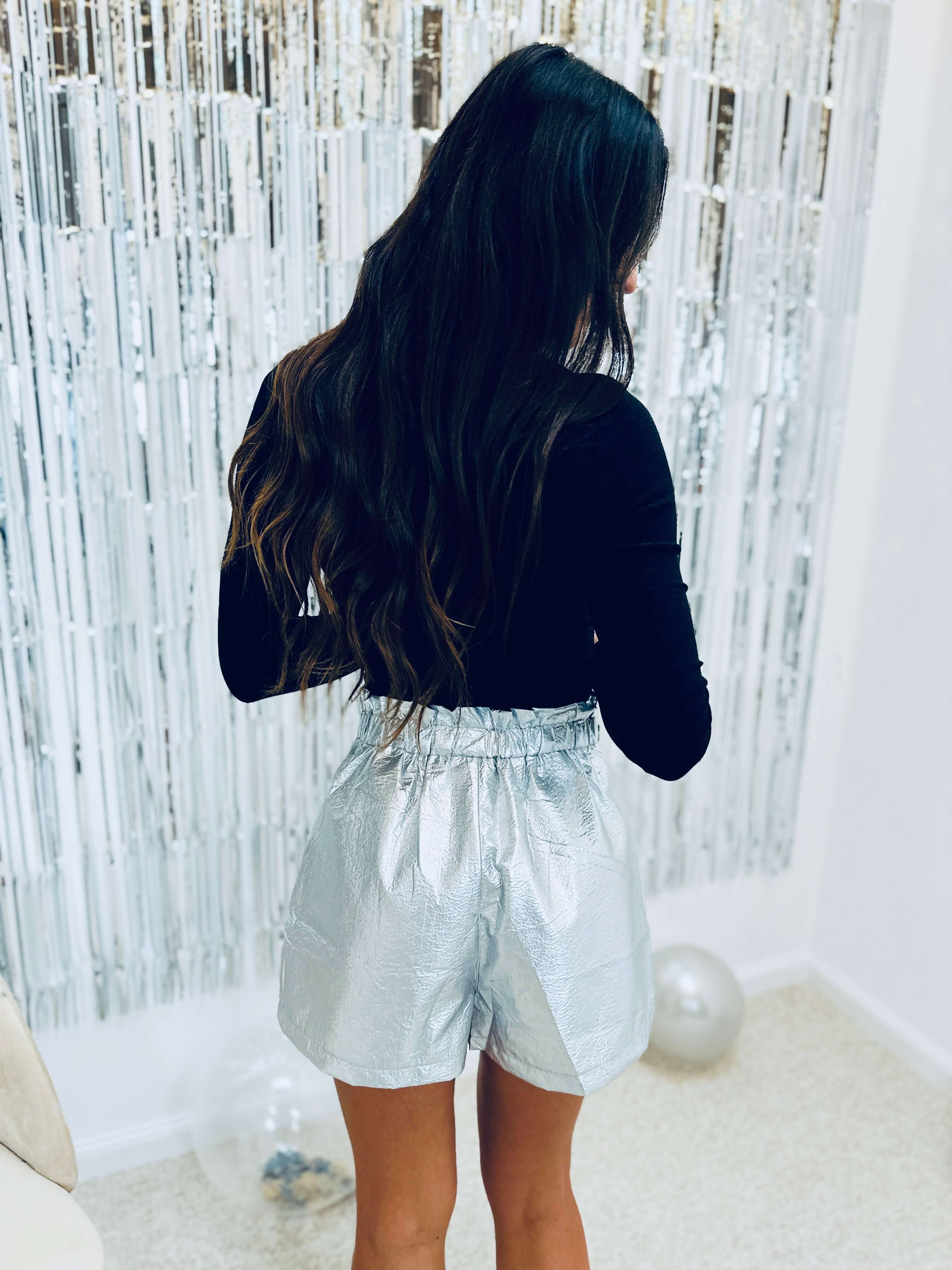 Short argenté - EMILIE - Image 4