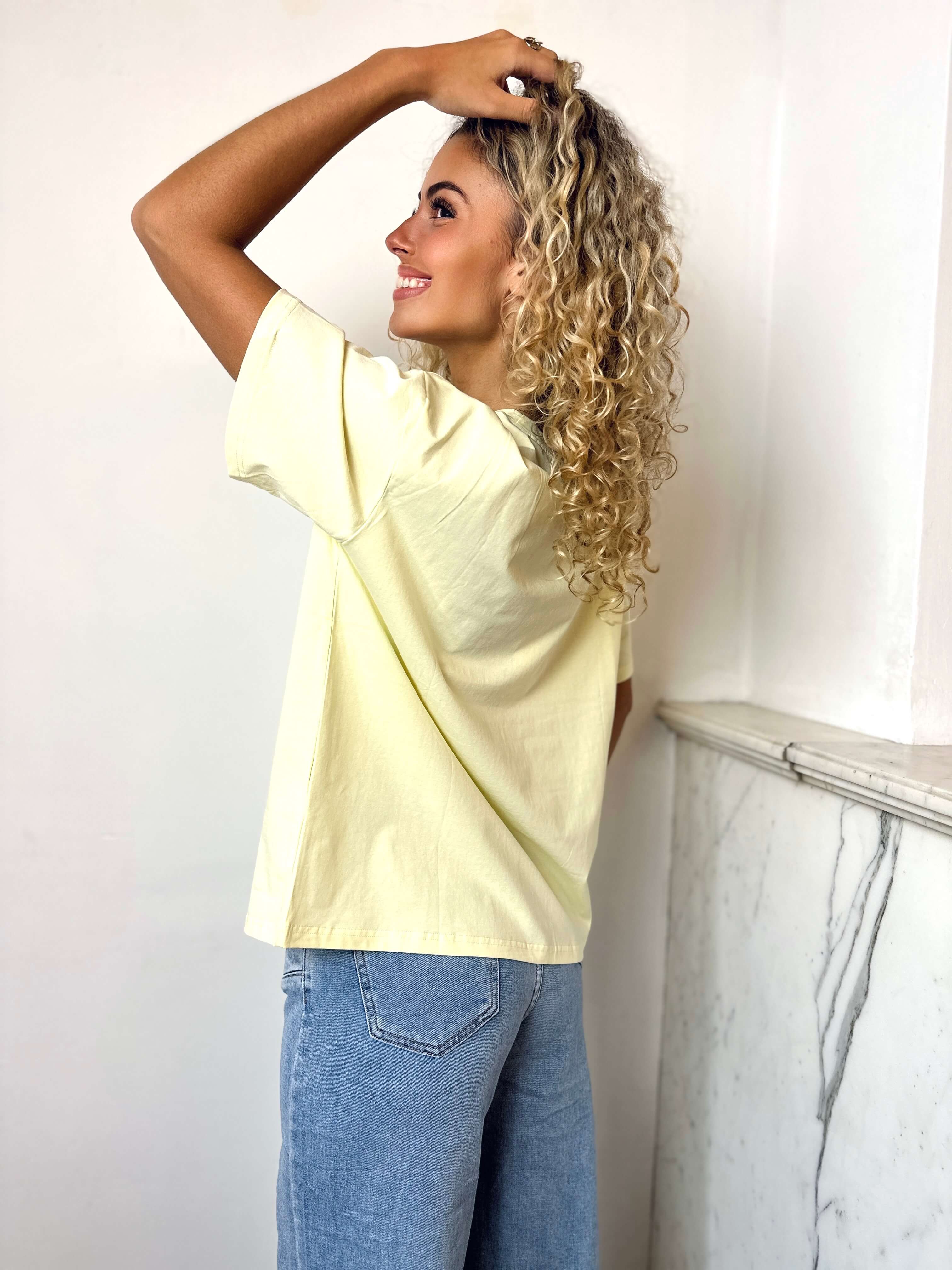 T-shirt jaune - SUN - Image 3
