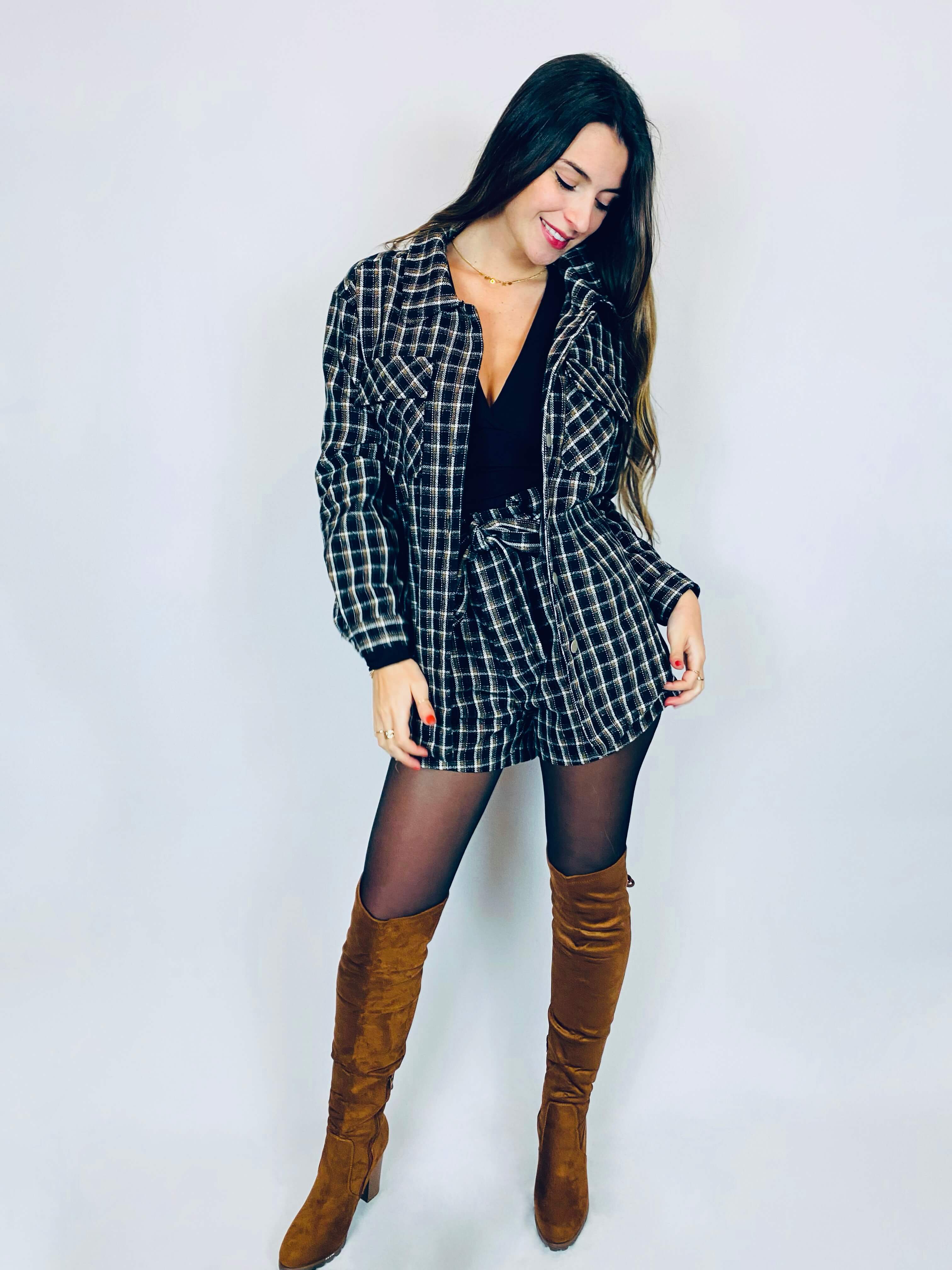 Veste à carreaux - BRICE - Image 3