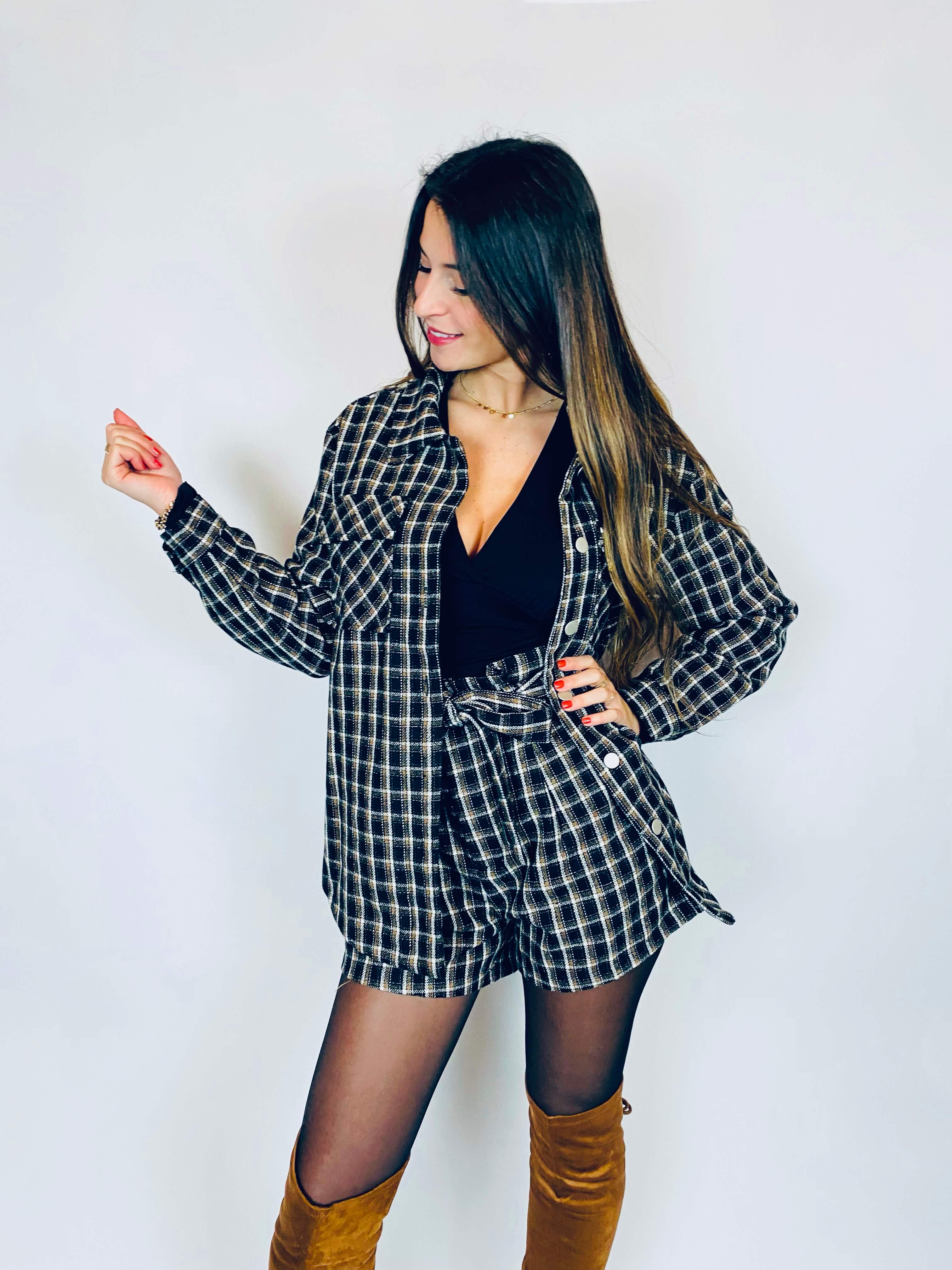 Veste à carreaux - BRICE - Image 4