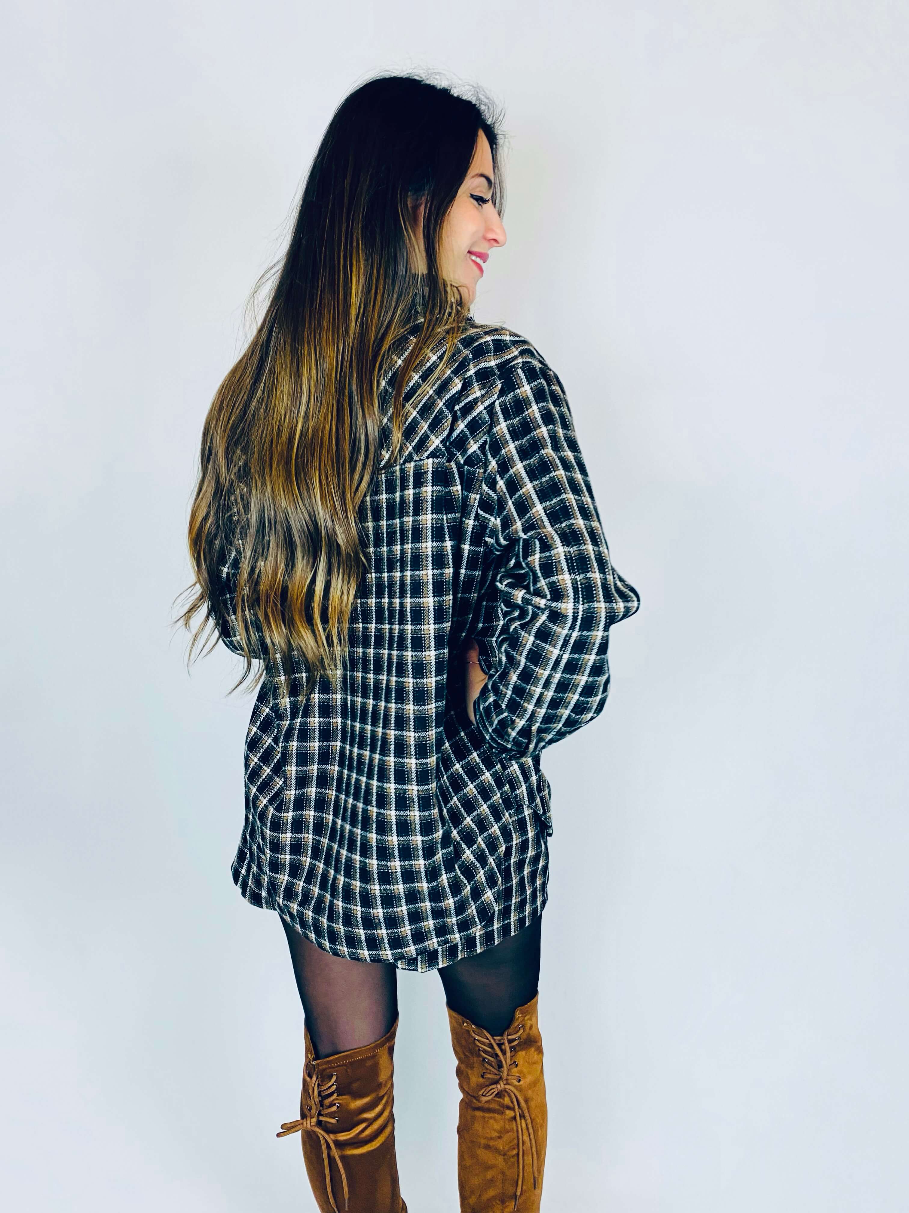 Veste à carreaux - BRICE - Image 5
