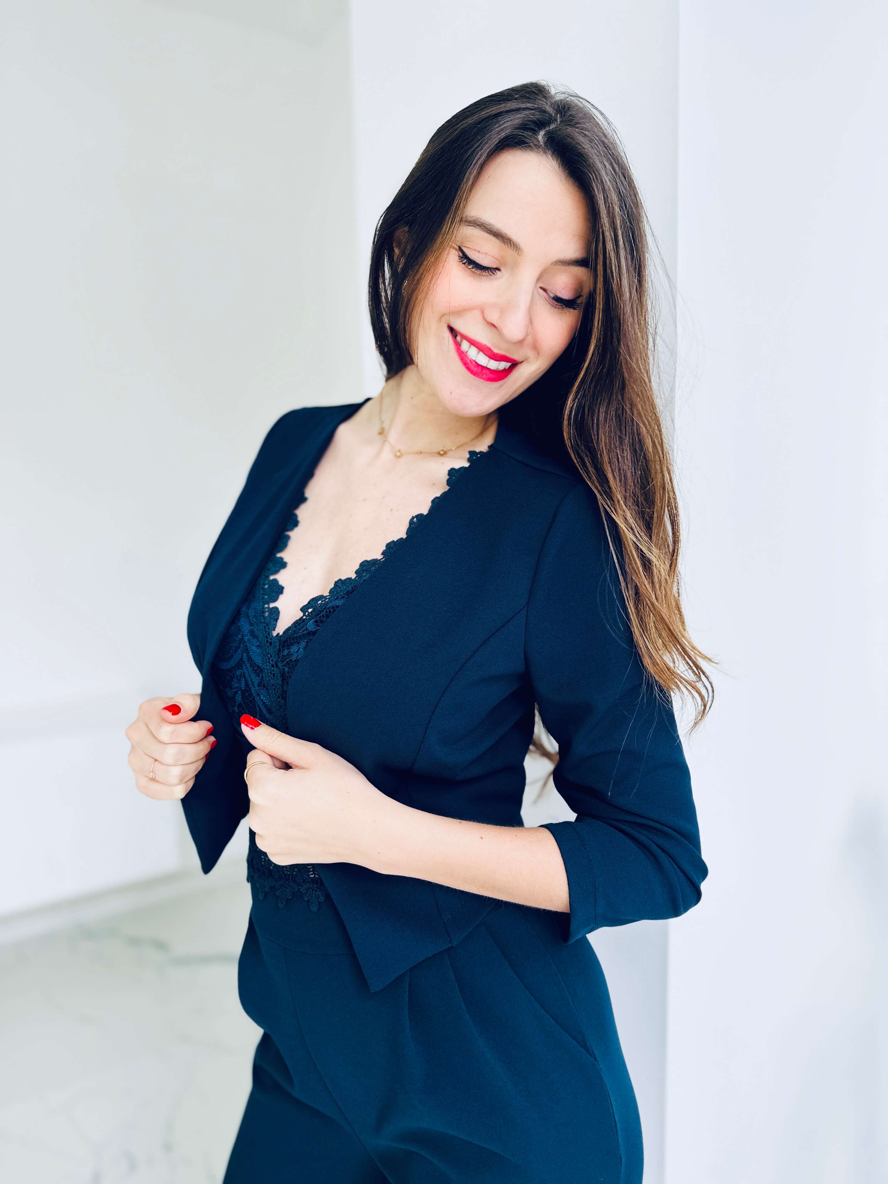 Veste bleu marine - ROSIE - Image 4
