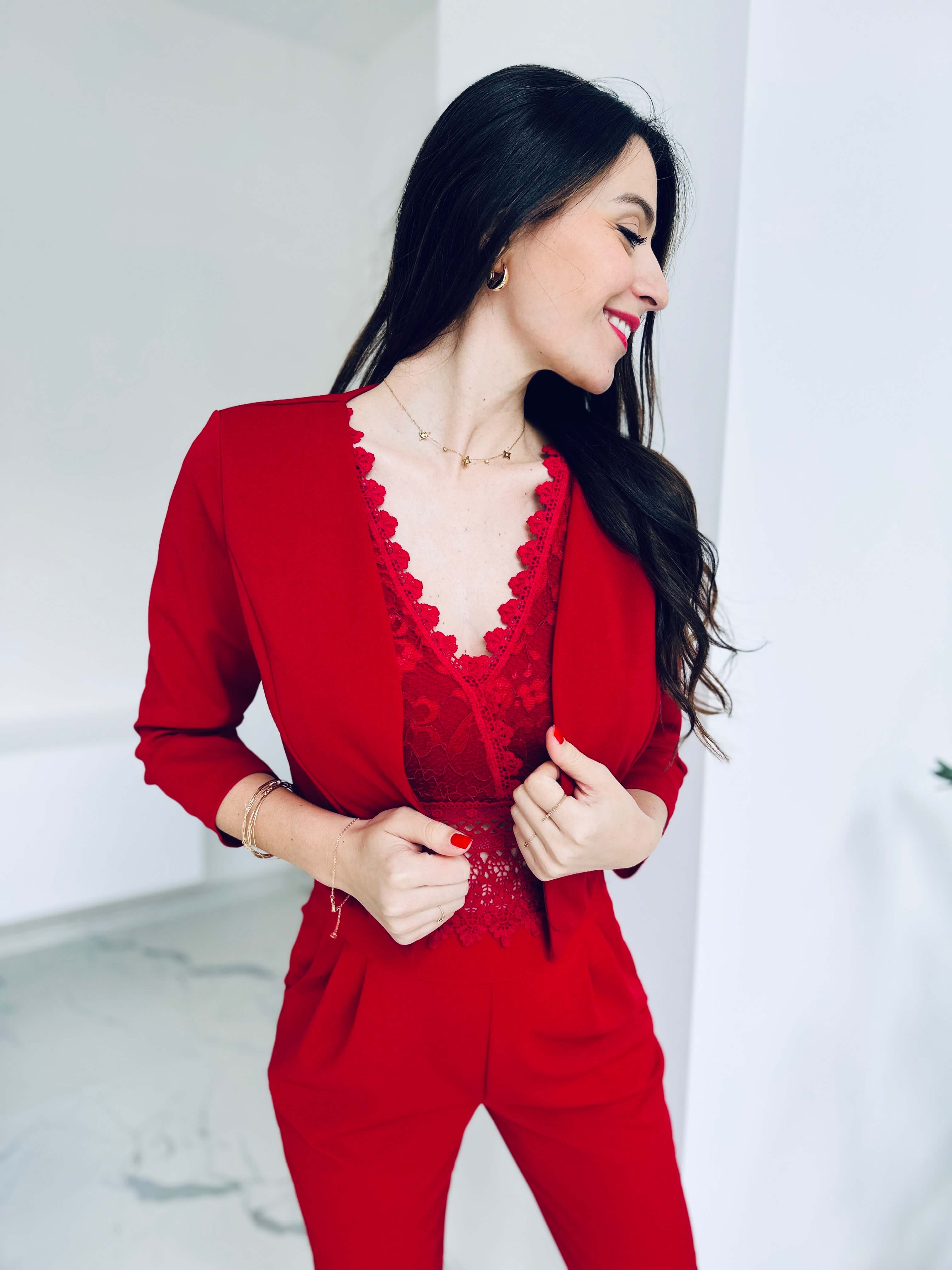 Veste bordeaux - ROSIE - Image 3