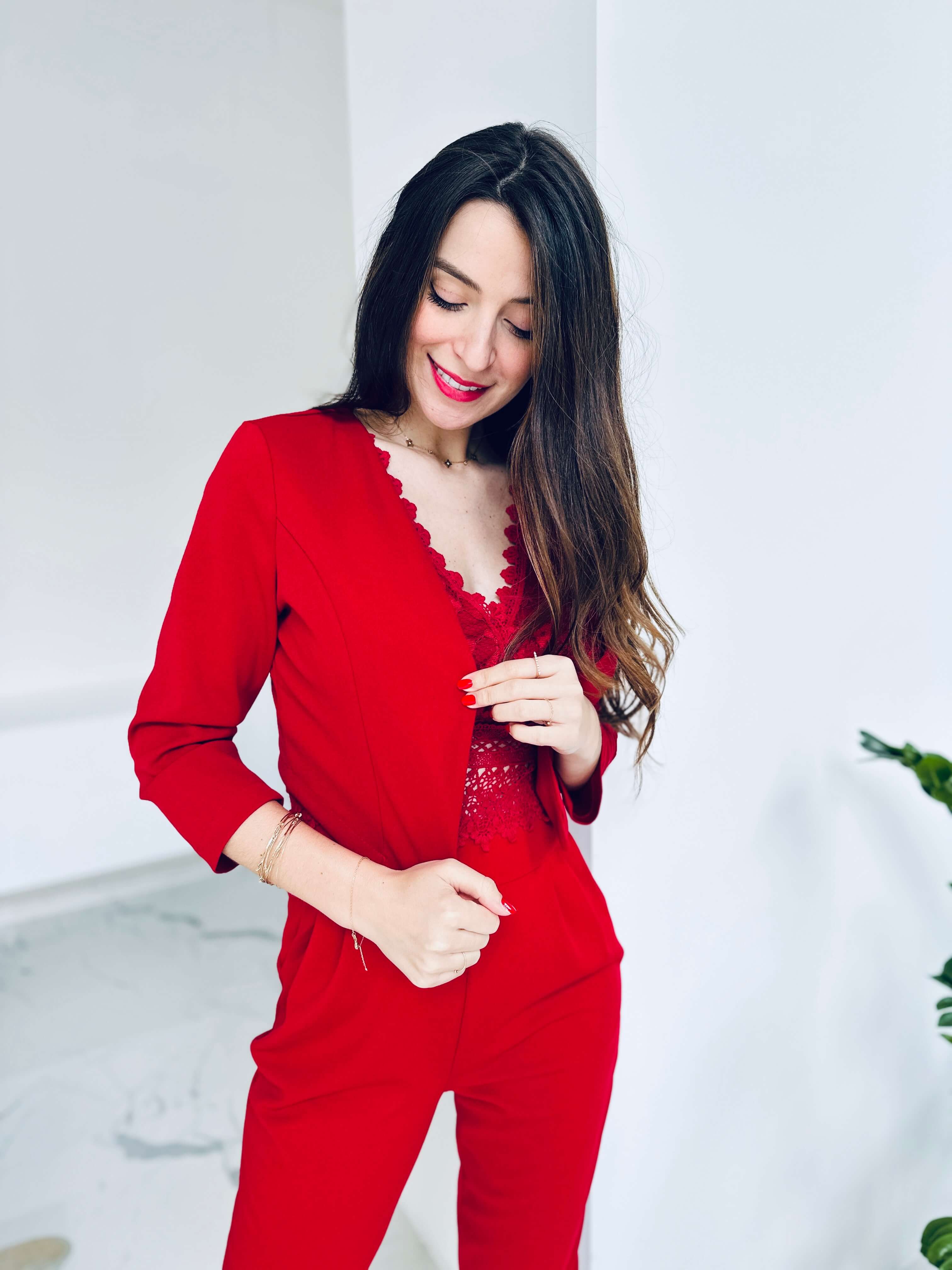 Veste bordeaux - ROSIE - Image 4